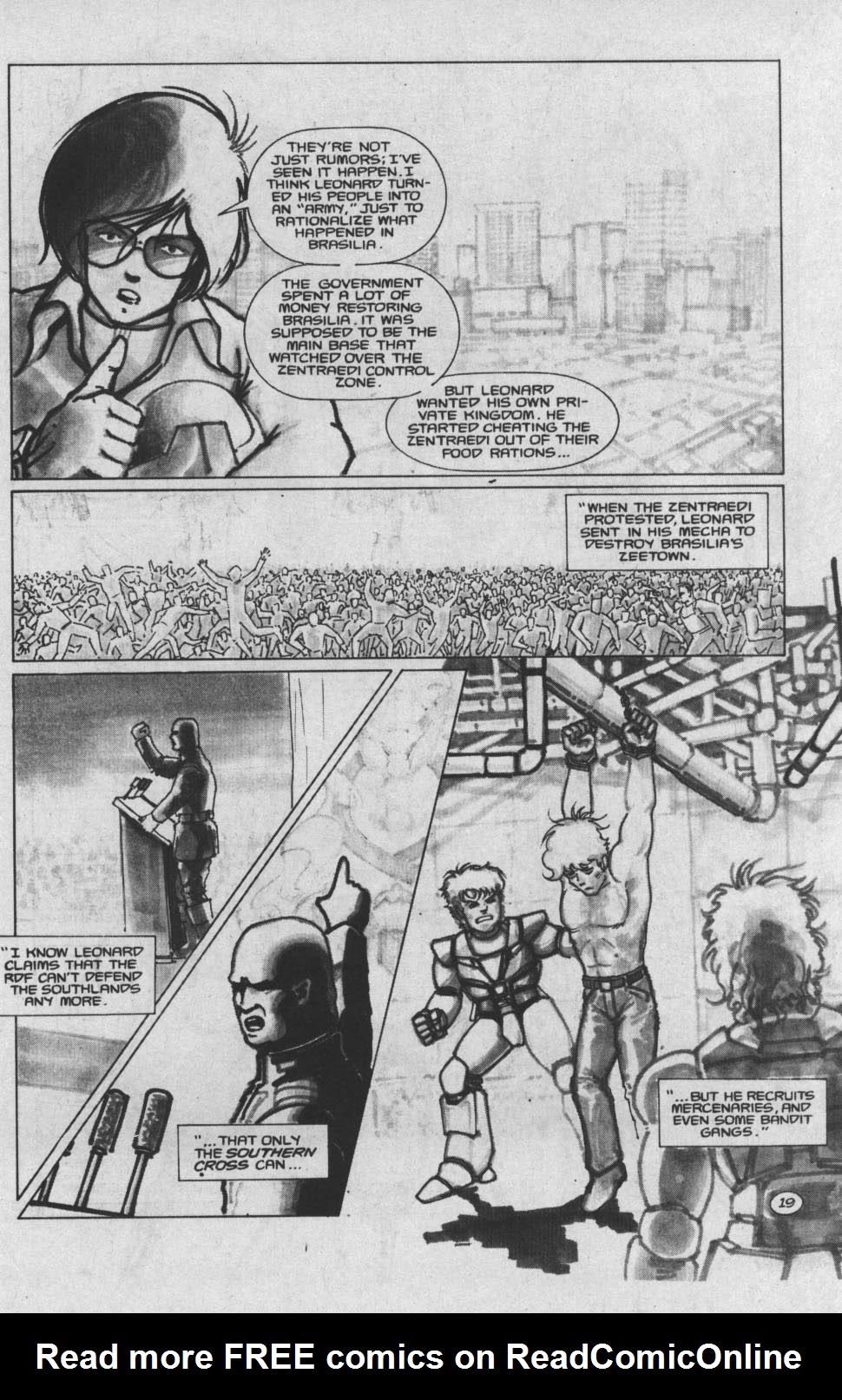 Read online Robotech II: The Sentinels - The Malcontent Uprisings comic -  Issue #6 - 21