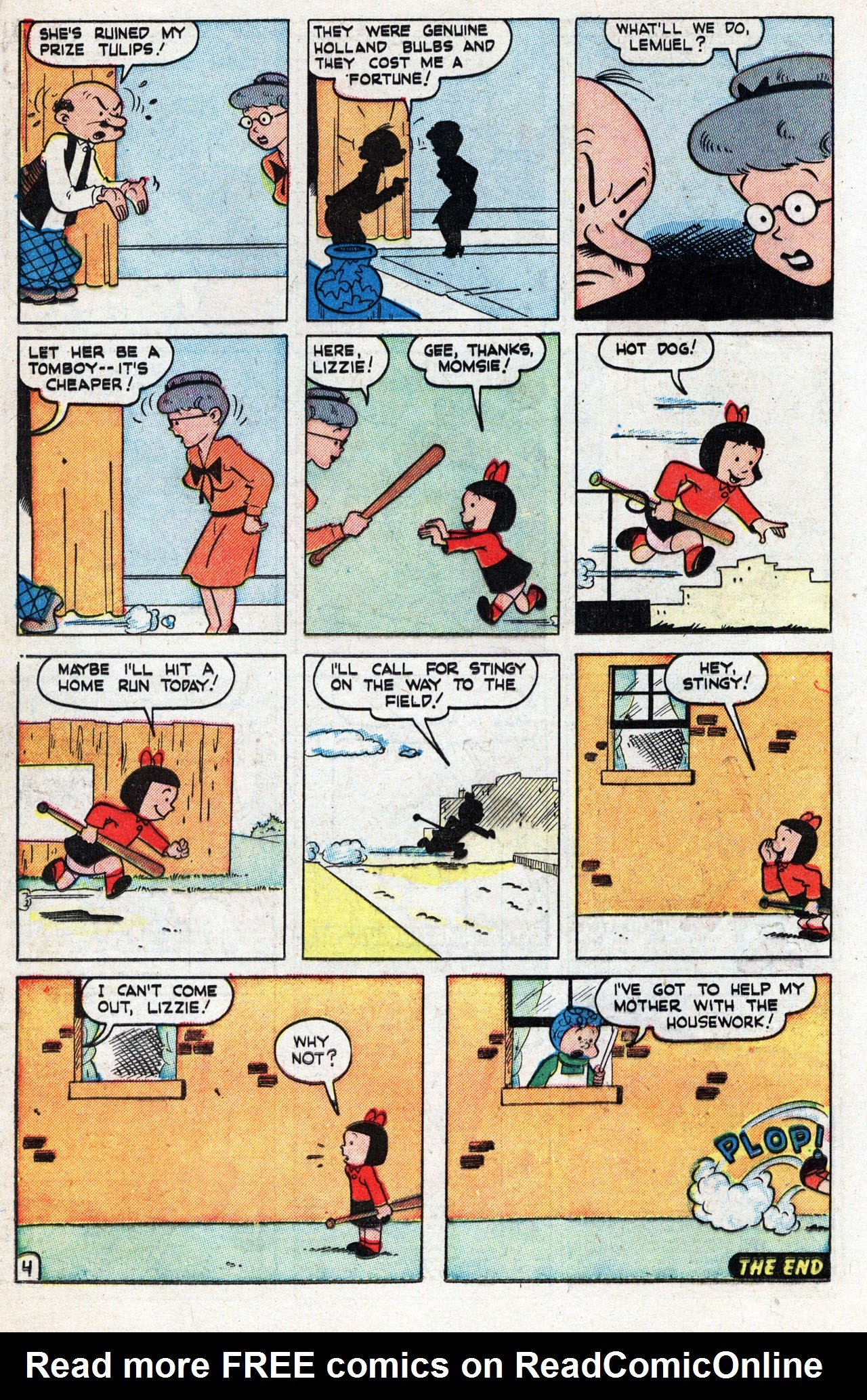 Read online Little Lizzie (1949) comic -  Issue #5 - 16