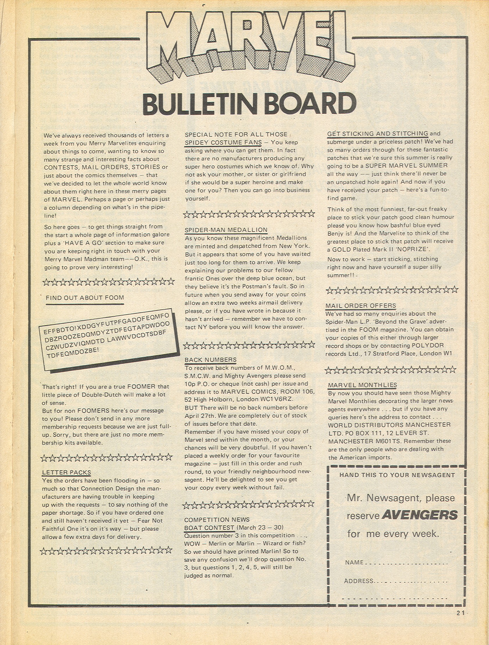 Read online The Avengers (1973) comic -  Issue #39 - 21