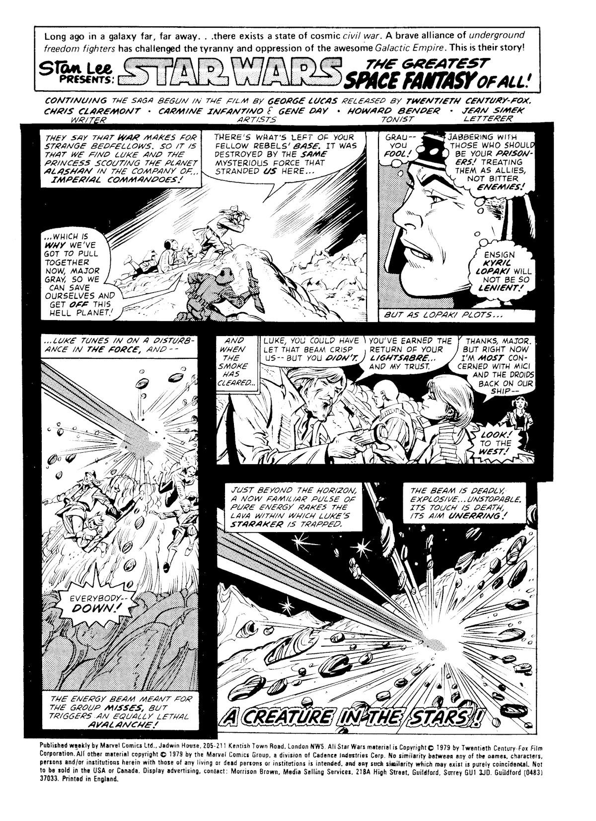 Read online Star Wars Weekly comic -  Issue #112 - 2