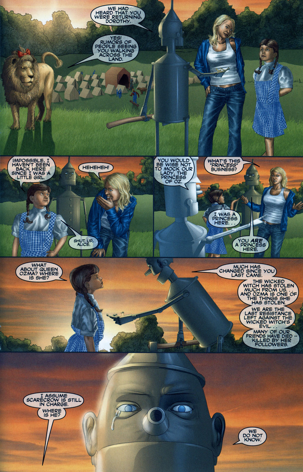 Read online The Oz/Wonderland Chronicles comic -  Issue #1 - 31