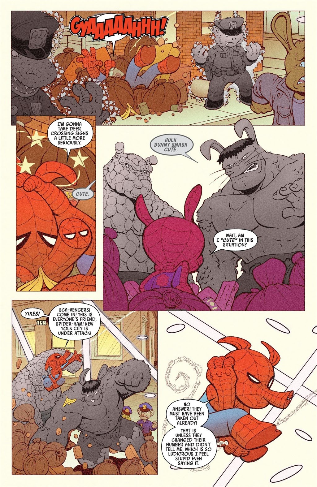 Read online Spider-Man: Spider-Verse comic -  Issue # Spider-Ham - 108