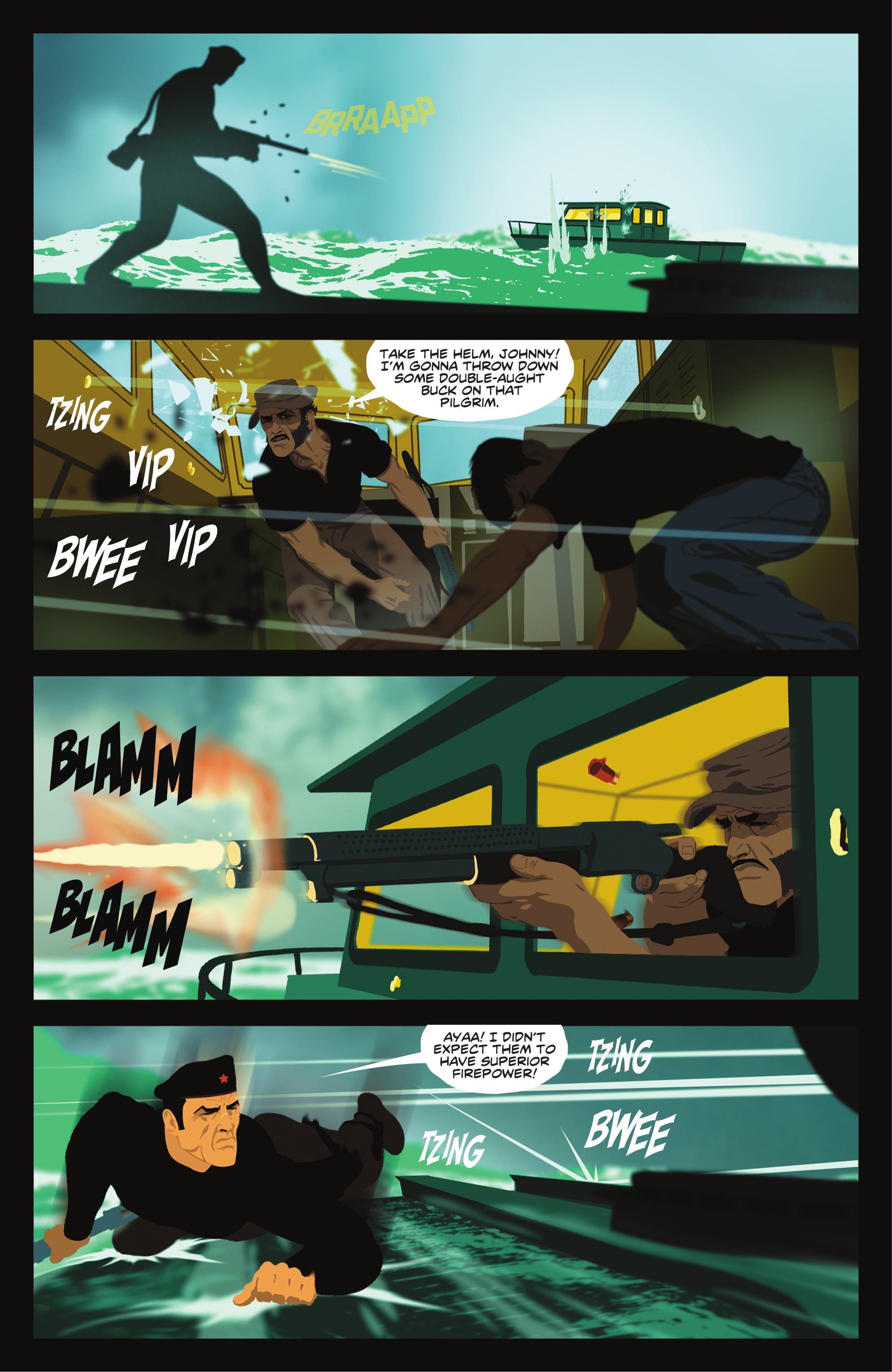 Read online Spy Hunter & Paper Boy comic -  Issue #3 - 13