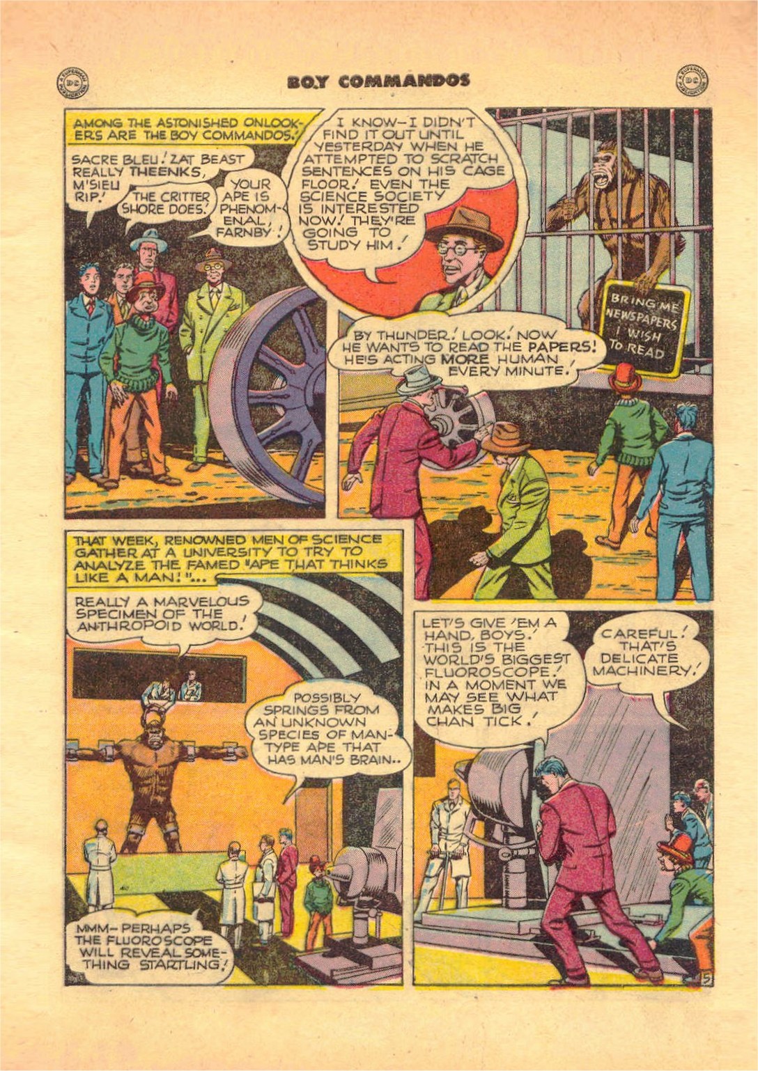 Read online Boy Commandos comic -  Issue #27 - 7