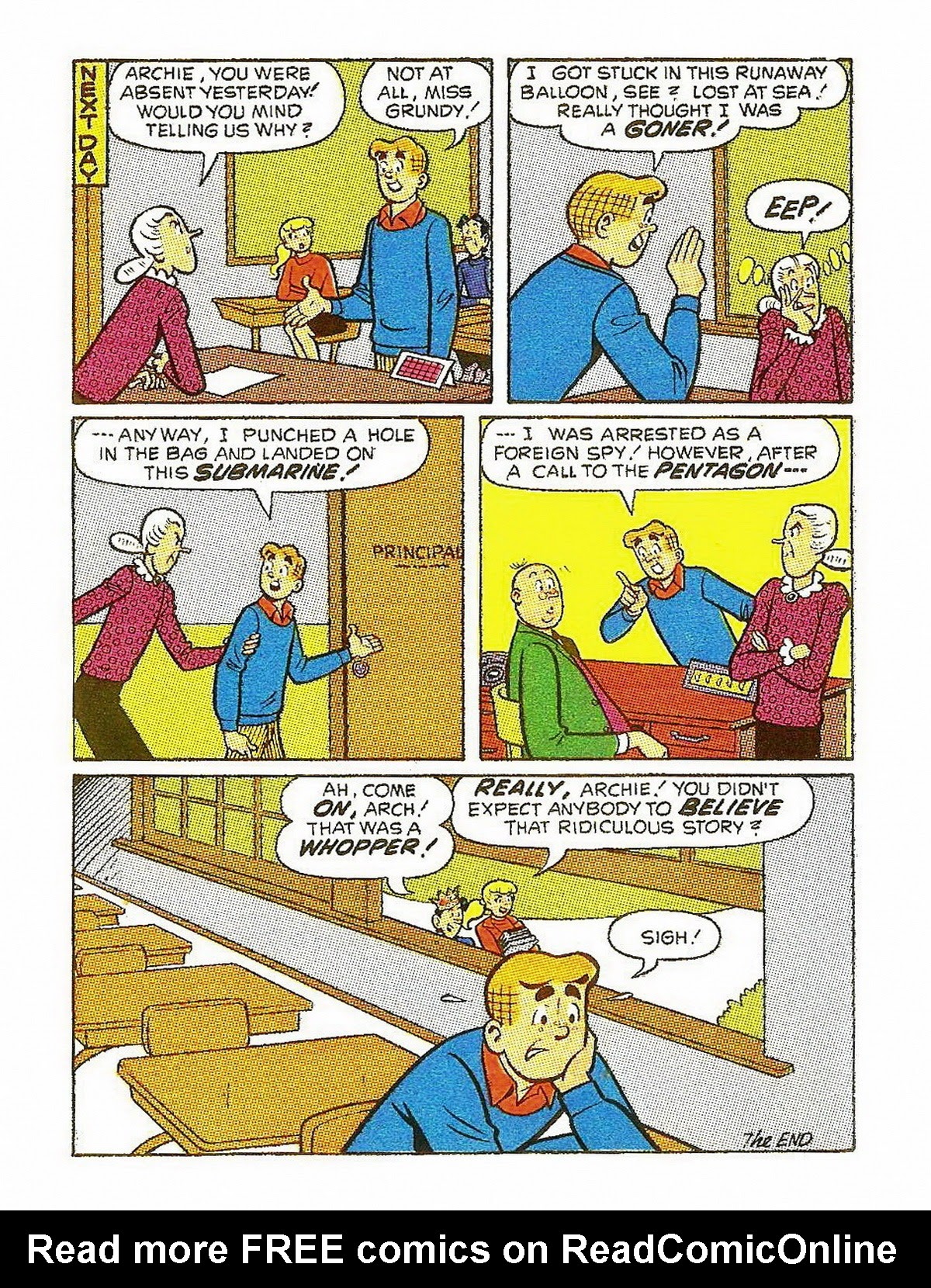 Read online Archie's Double Digest Magazine comic -  Issue #56 - 140