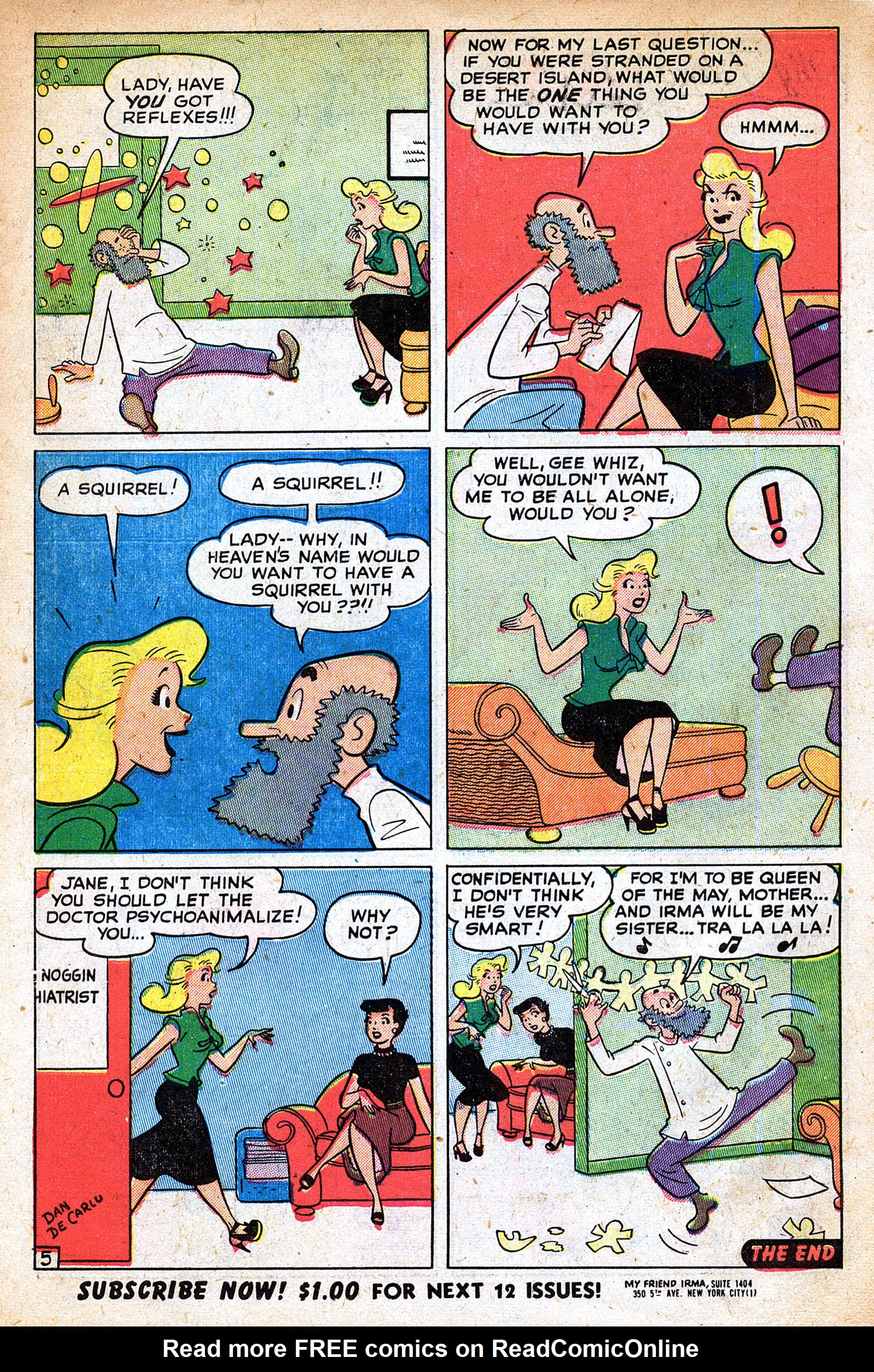 Read online My Friend Irma comic -  Issue #8 - 46