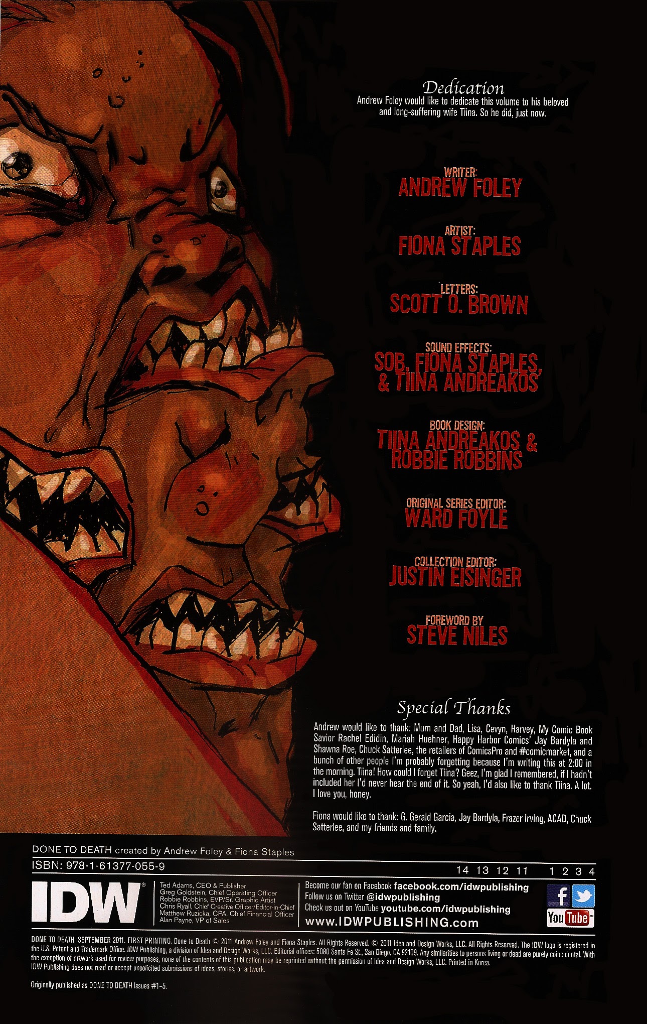 Read online Done to Death comic -  Issue # TPB - 4