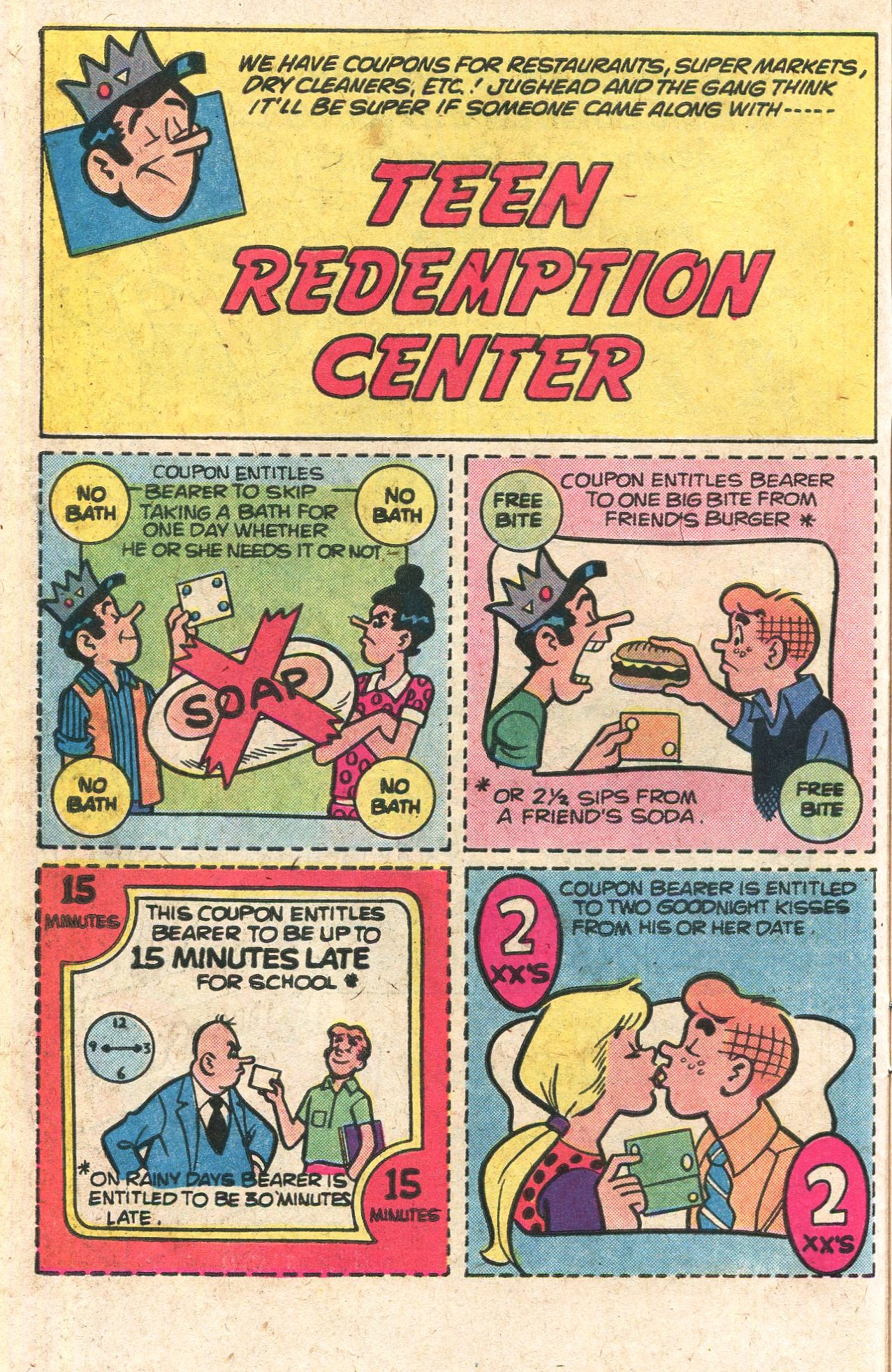 Read online Jughead's Jokes comic -  Issue #64 - 10