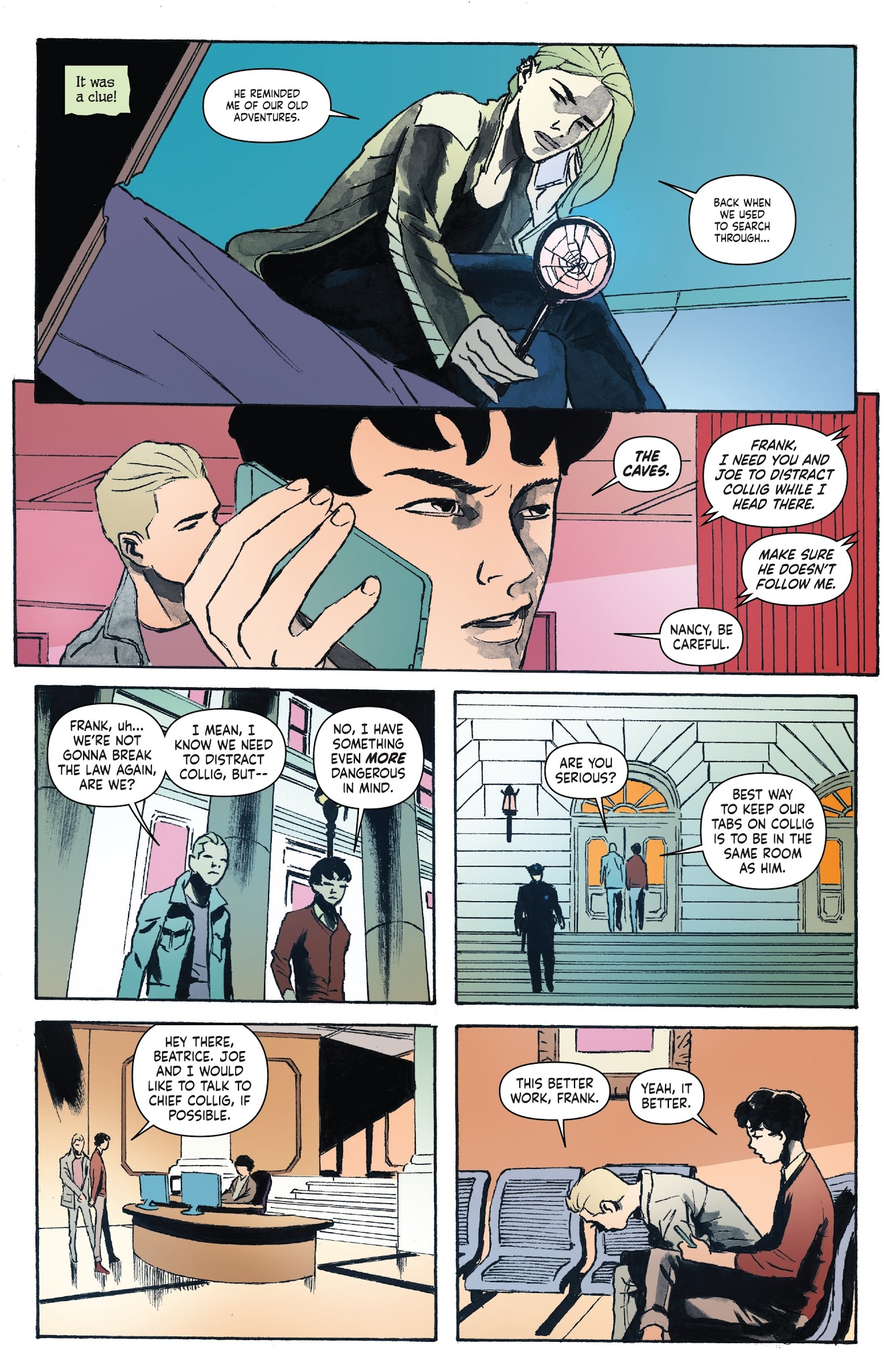 Read online Nancy Drew And The Hardy Boys: The Big Lie comic -  Issue #6 - 14