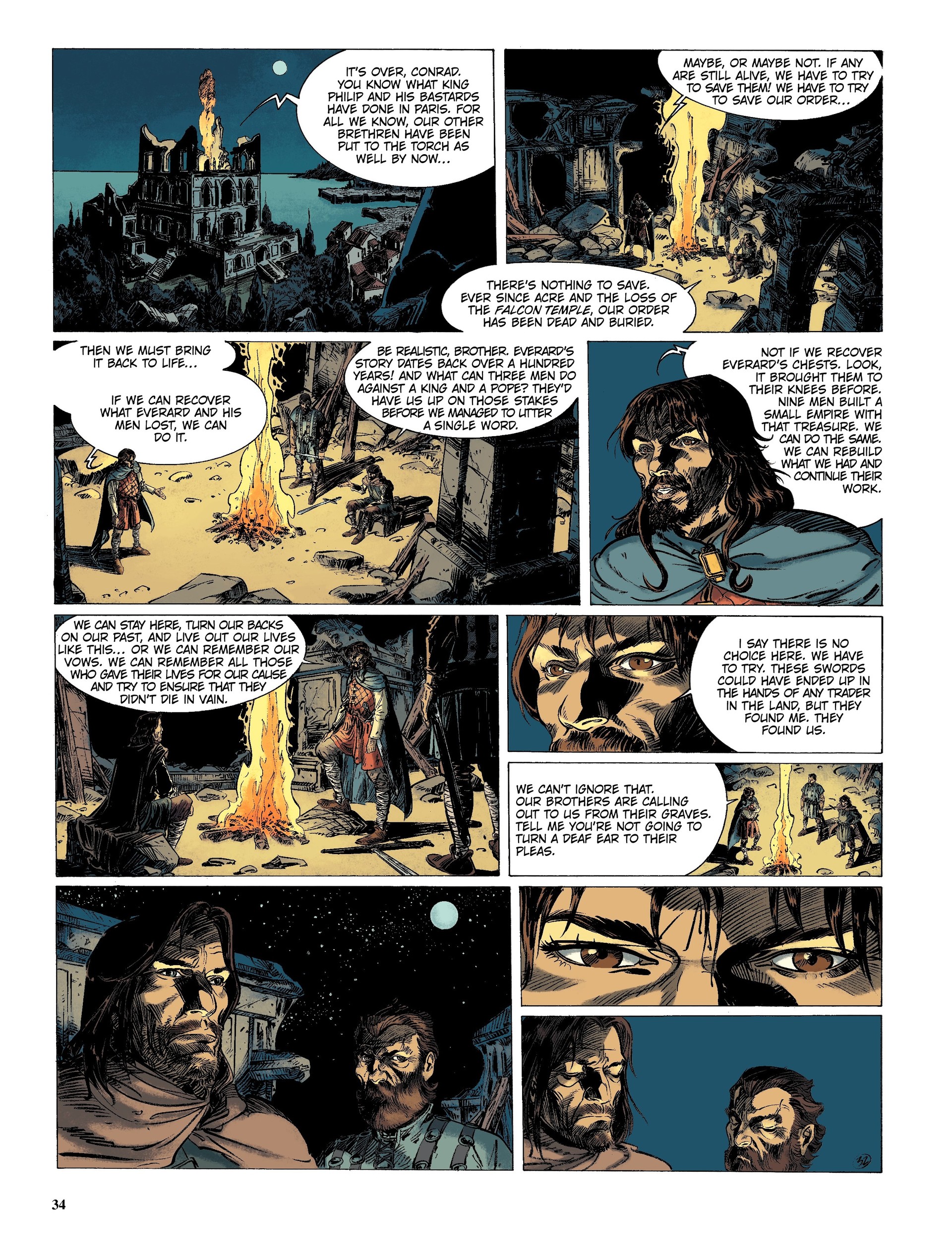 Read online The Last Templar comic -  Issue #5 - 35