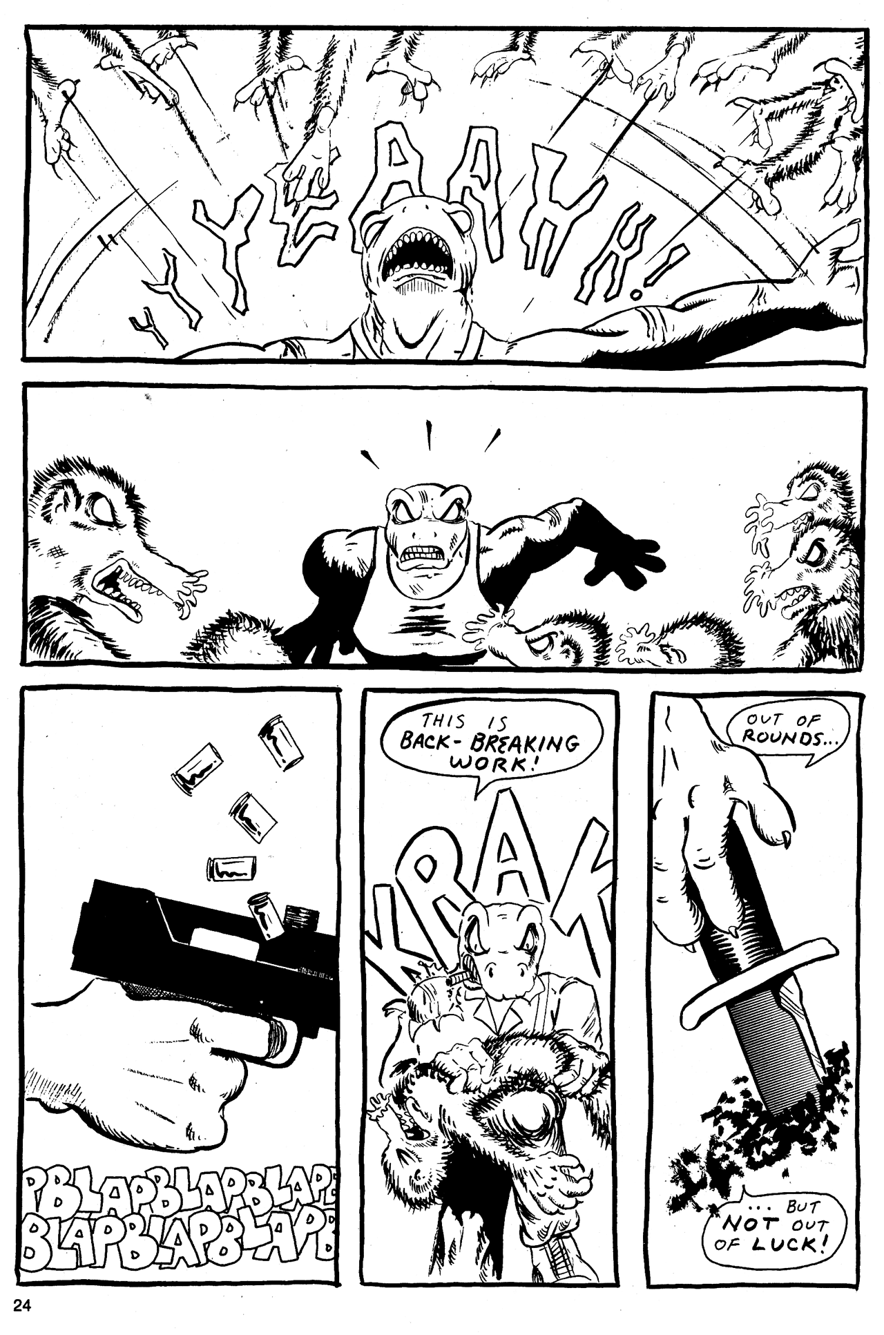 Read online Cold-Blooded Chameleon Commandos comic -  Issue #2 - 24