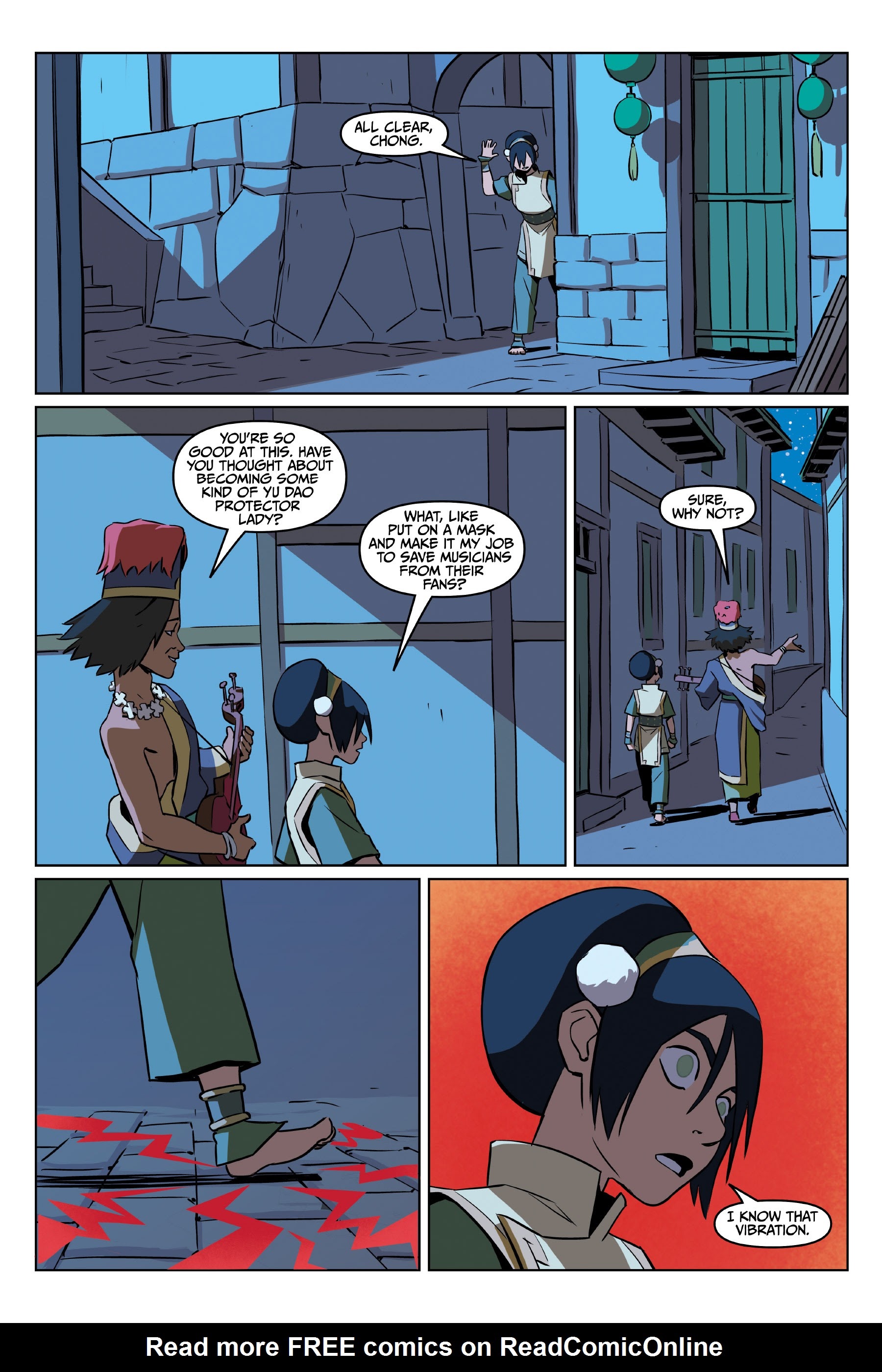 Read online Nickelodeon Avatar: The Last Airbender - Toph Beifong's Metalbending Academy comic -  Issue # TPB - 42