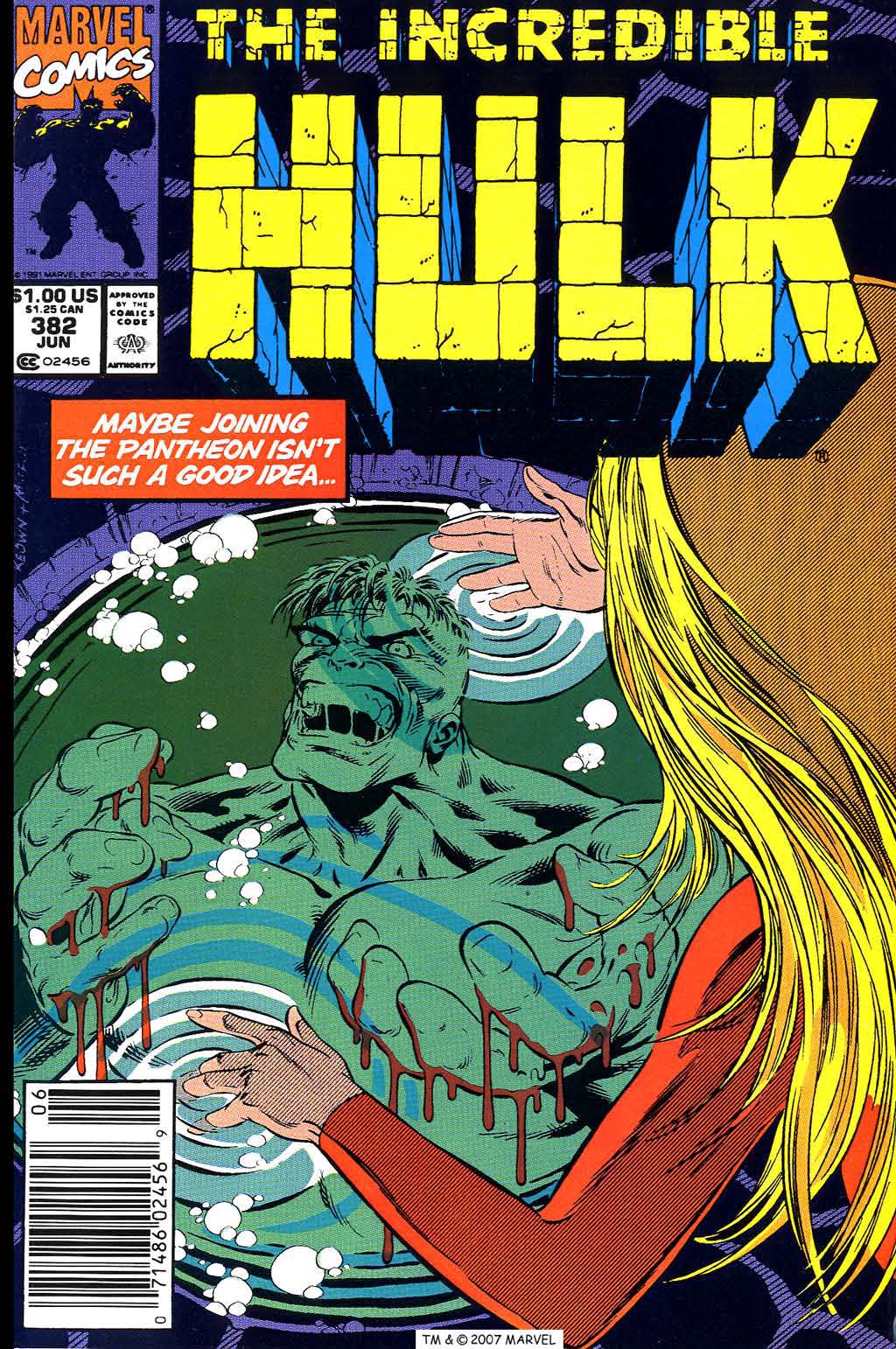 Read online The Incredible Hulk (1968) comic -  Issue #382 - 1
