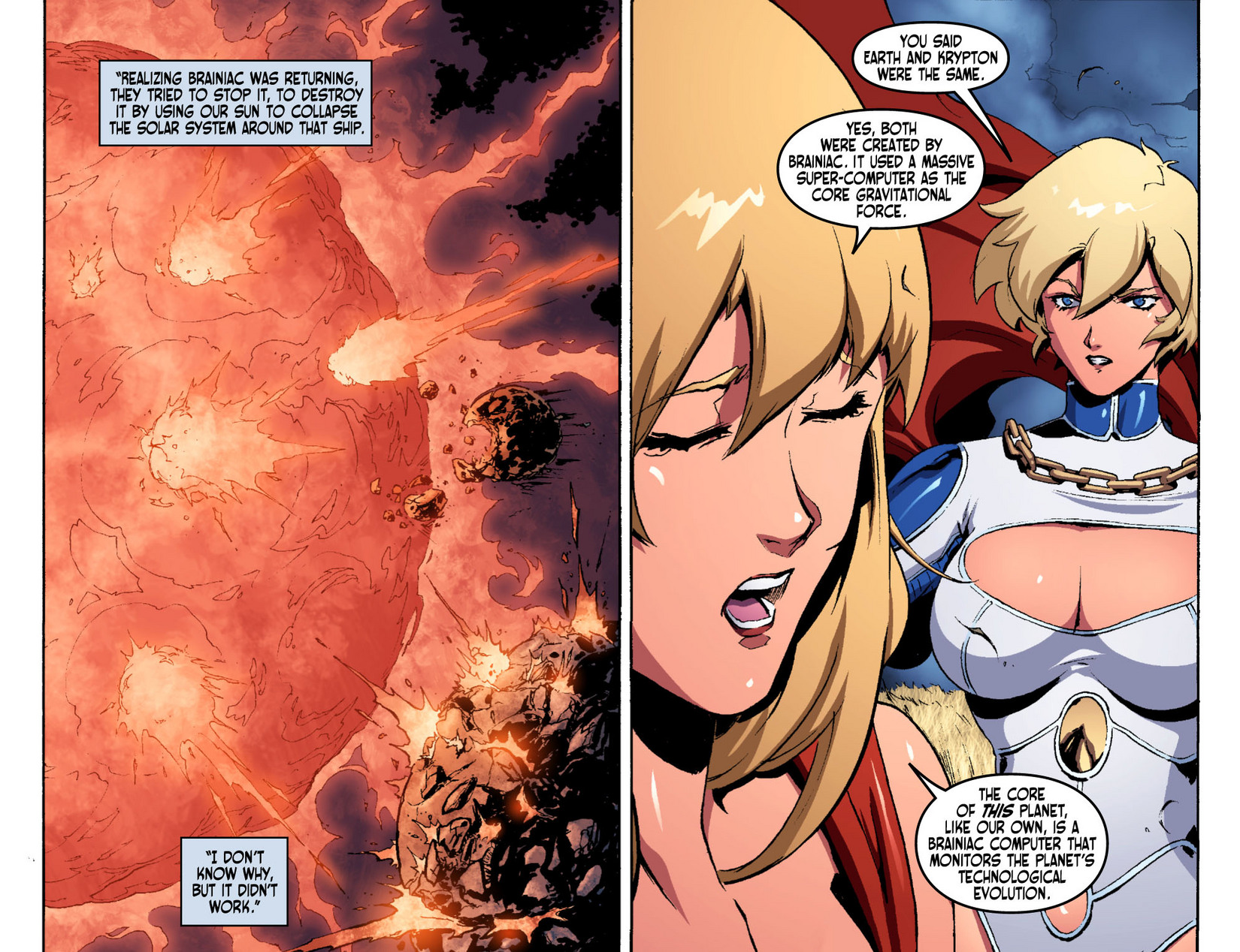 Read online Ame-Comi: Supergirl comic -  Issue #1 - 19