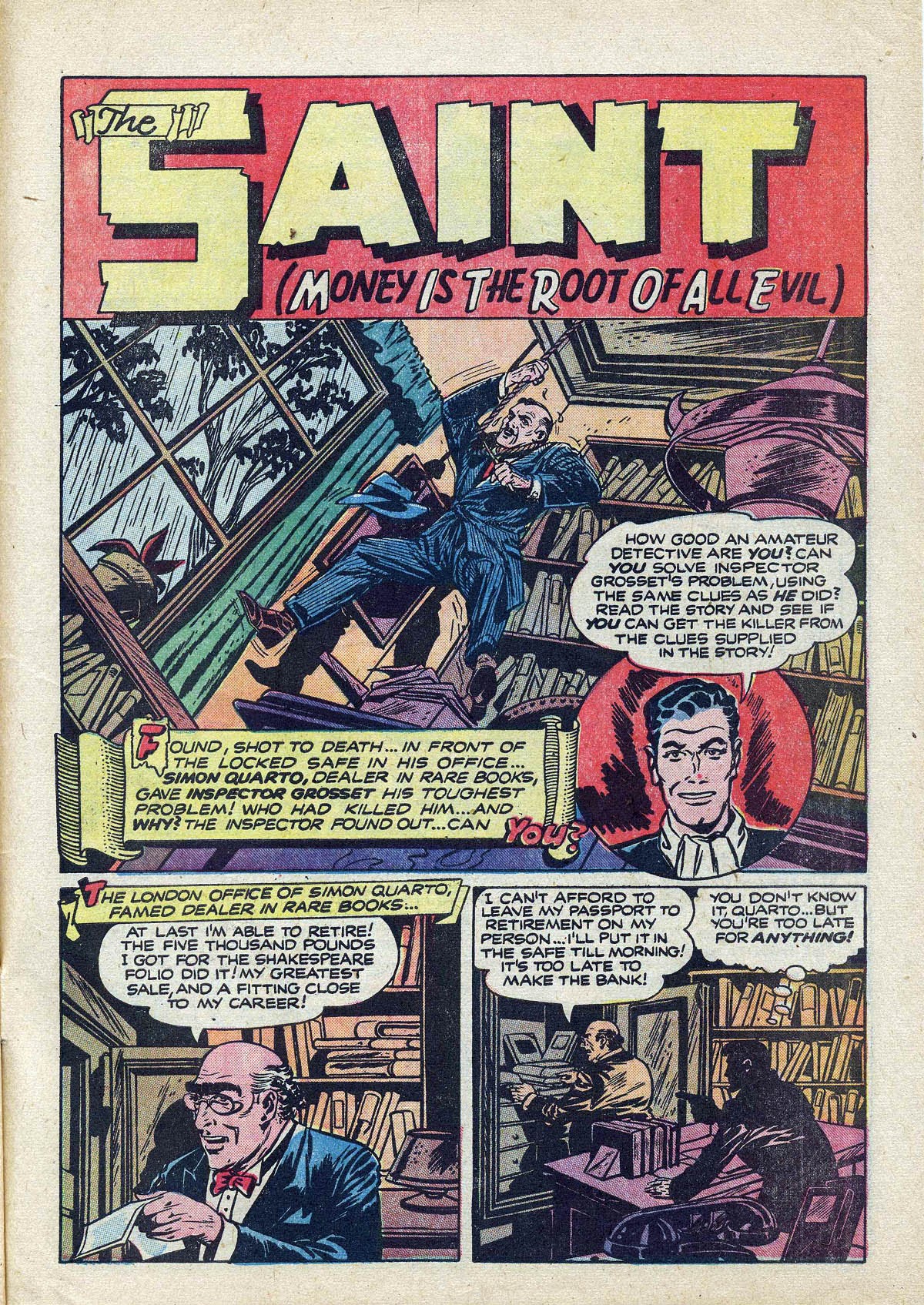 Read online The Saint (1947) comic -  Issue #6 - 43