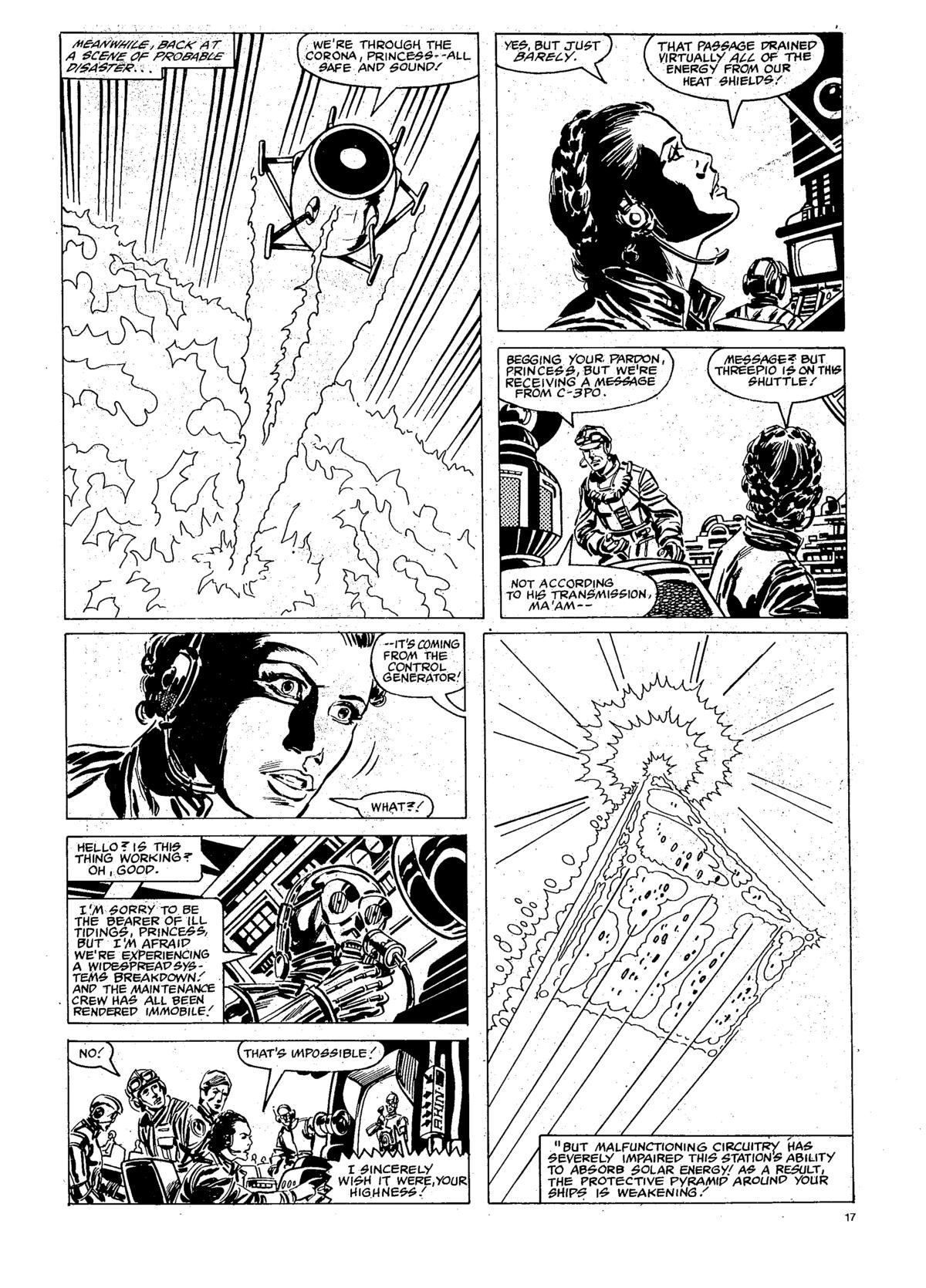 Read online Star Wars Weekly comic -  Issue #158 - 17