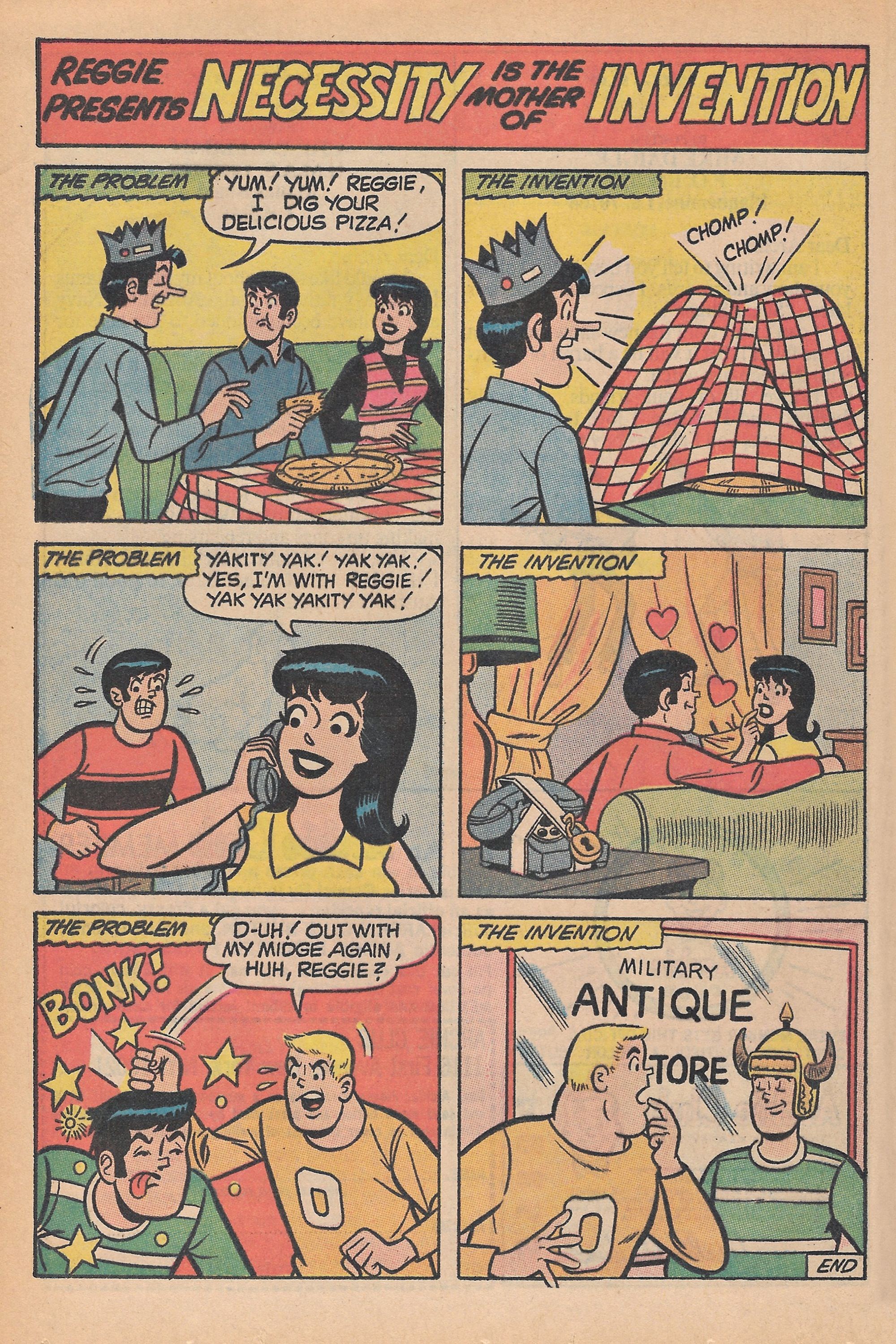 Read online Reggie's Wise Guy Jokes comic -  Issue #11 - 38