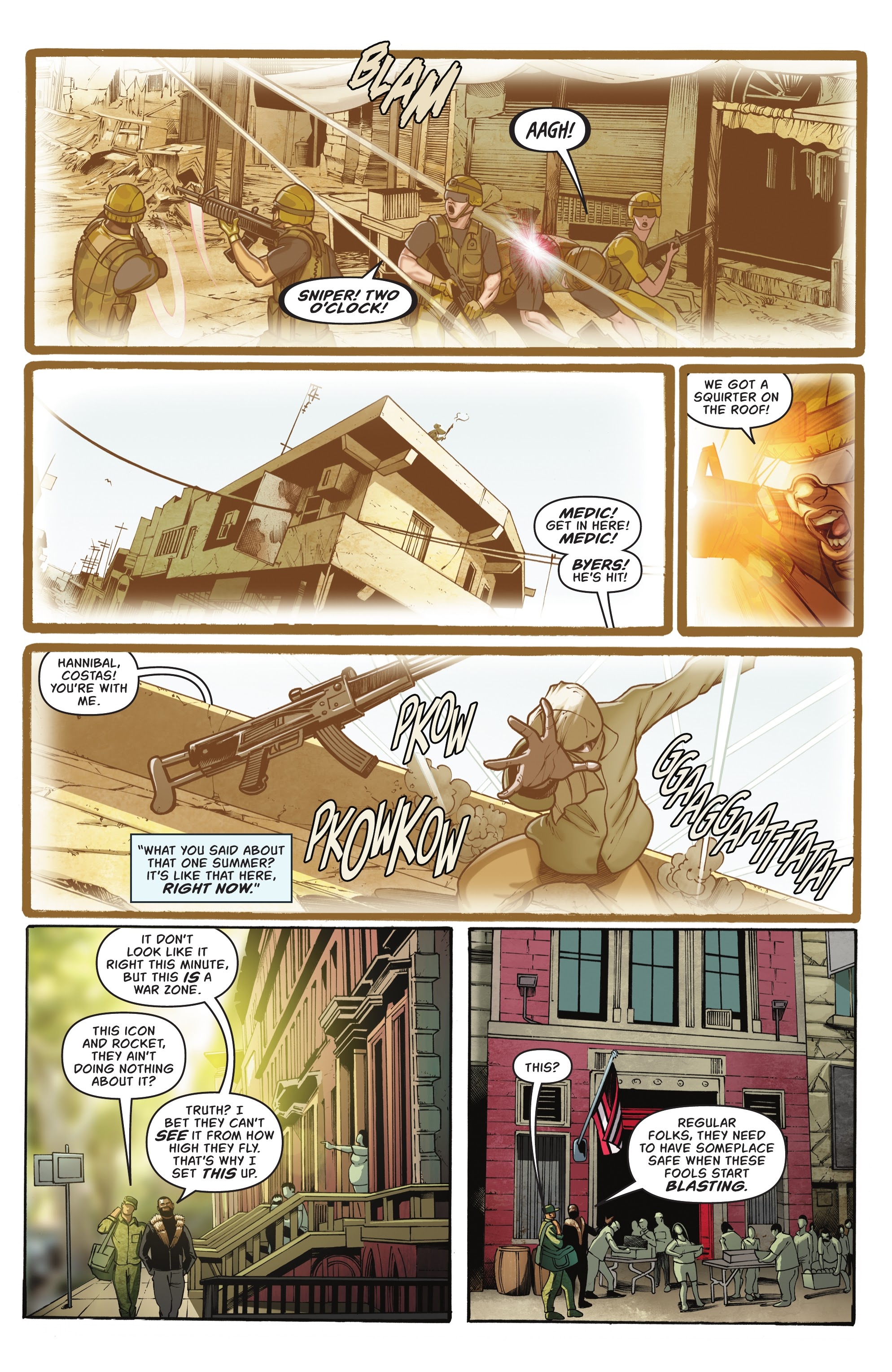 Read online Blood Syndicate: Season One comic -  Issue #1 - 18