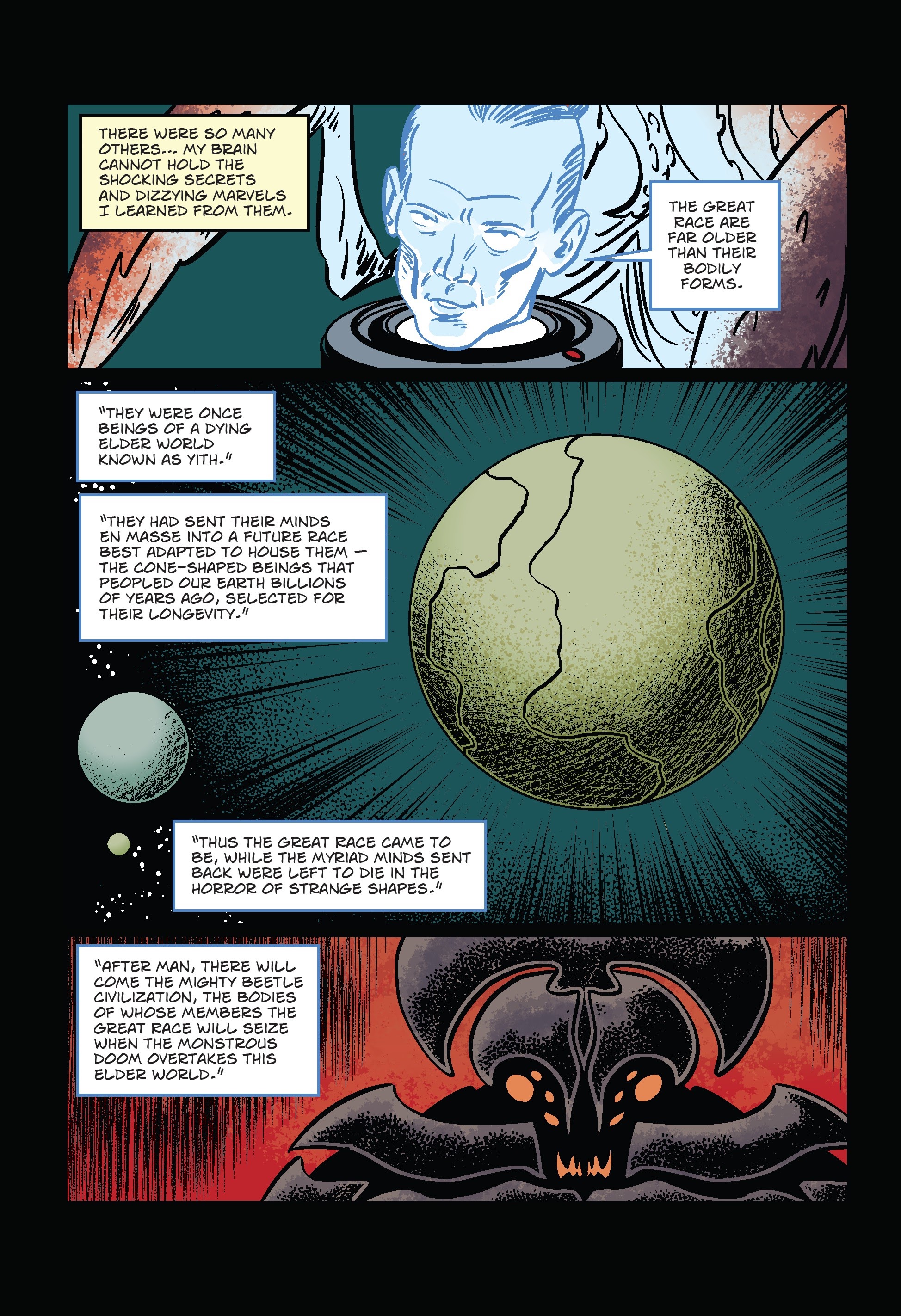 Read online H.P. Lovecraft The Shadow Out of Time comic -  Issue # TPB - 48