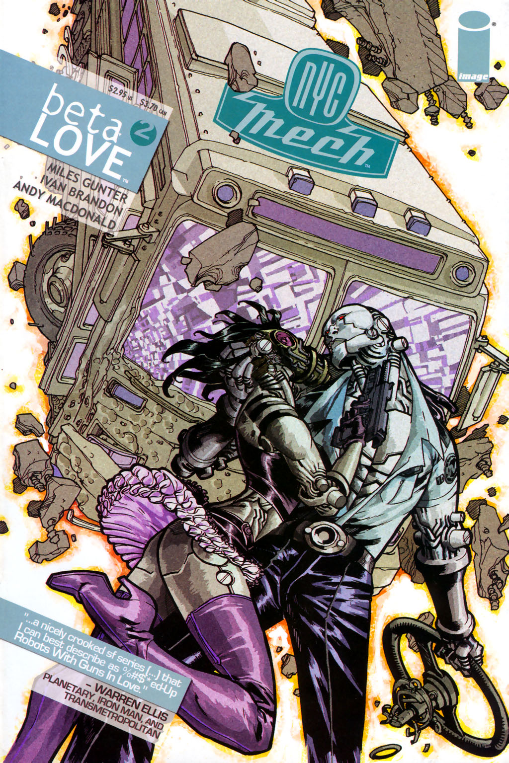 Read online NYC Mech: beta LOVE comic -  Issue #2 - 1