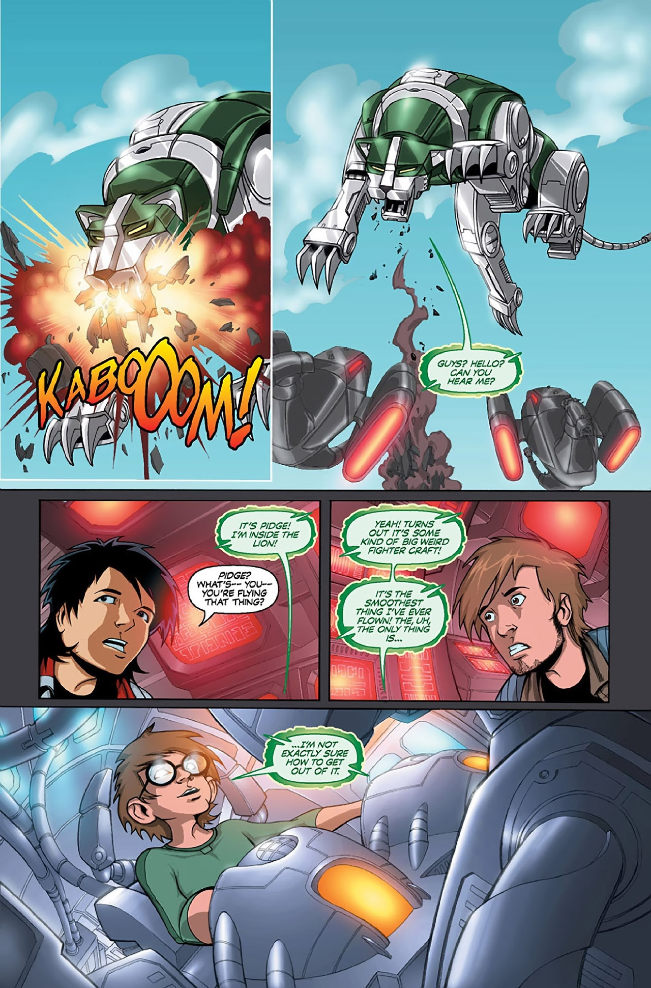 Read online Voltron: Defender of the Universe (Existed) comic -  Issue #2 - 18