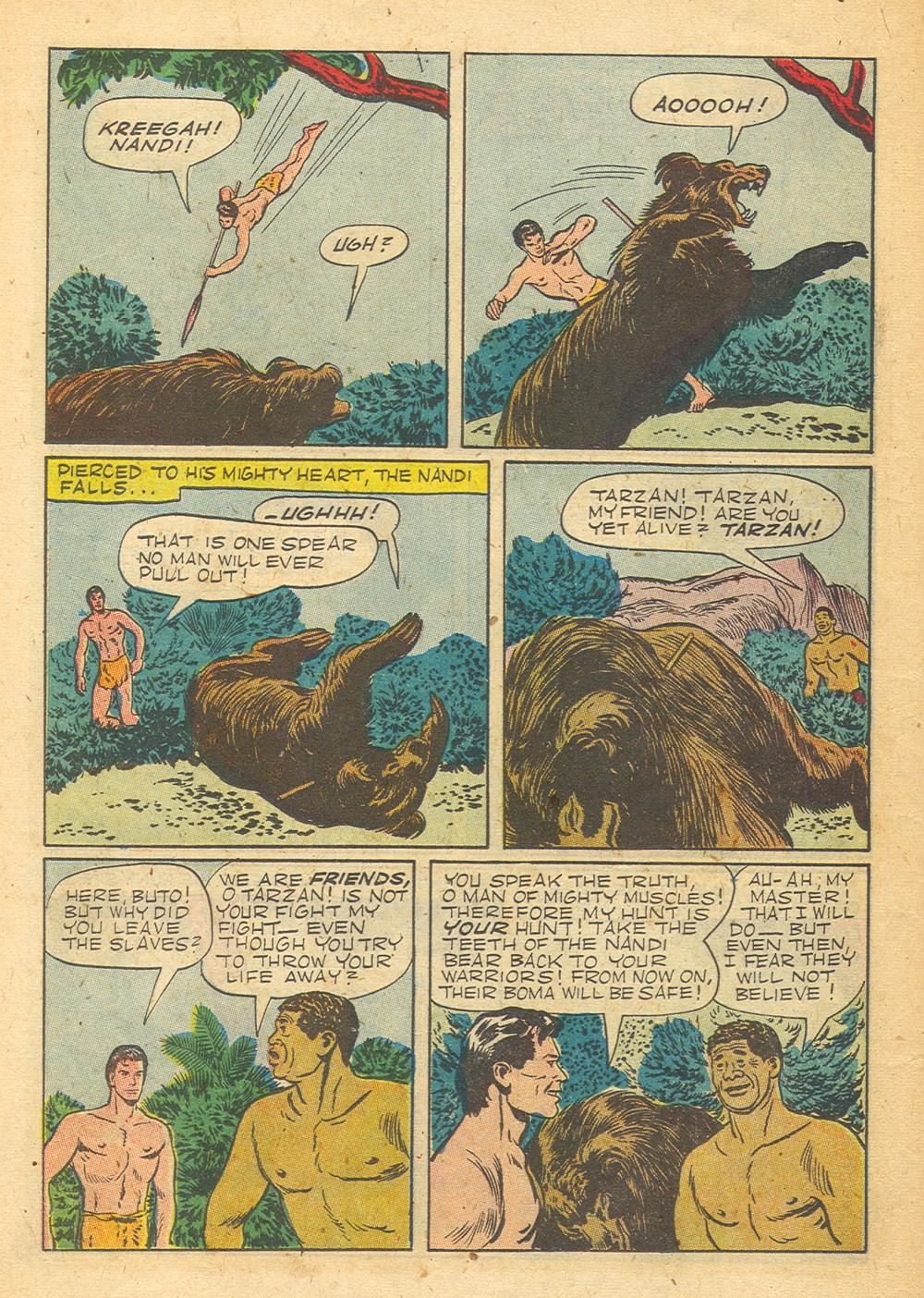 Read online Tarzan (1948) comic -  Issue #32 - 18