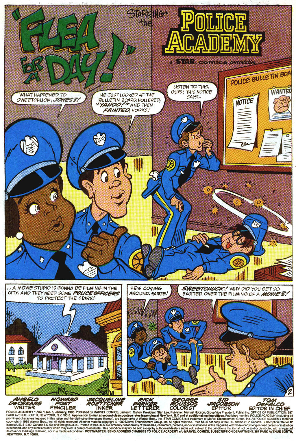 Read online Police Academy comic -  Issue #5 - 3