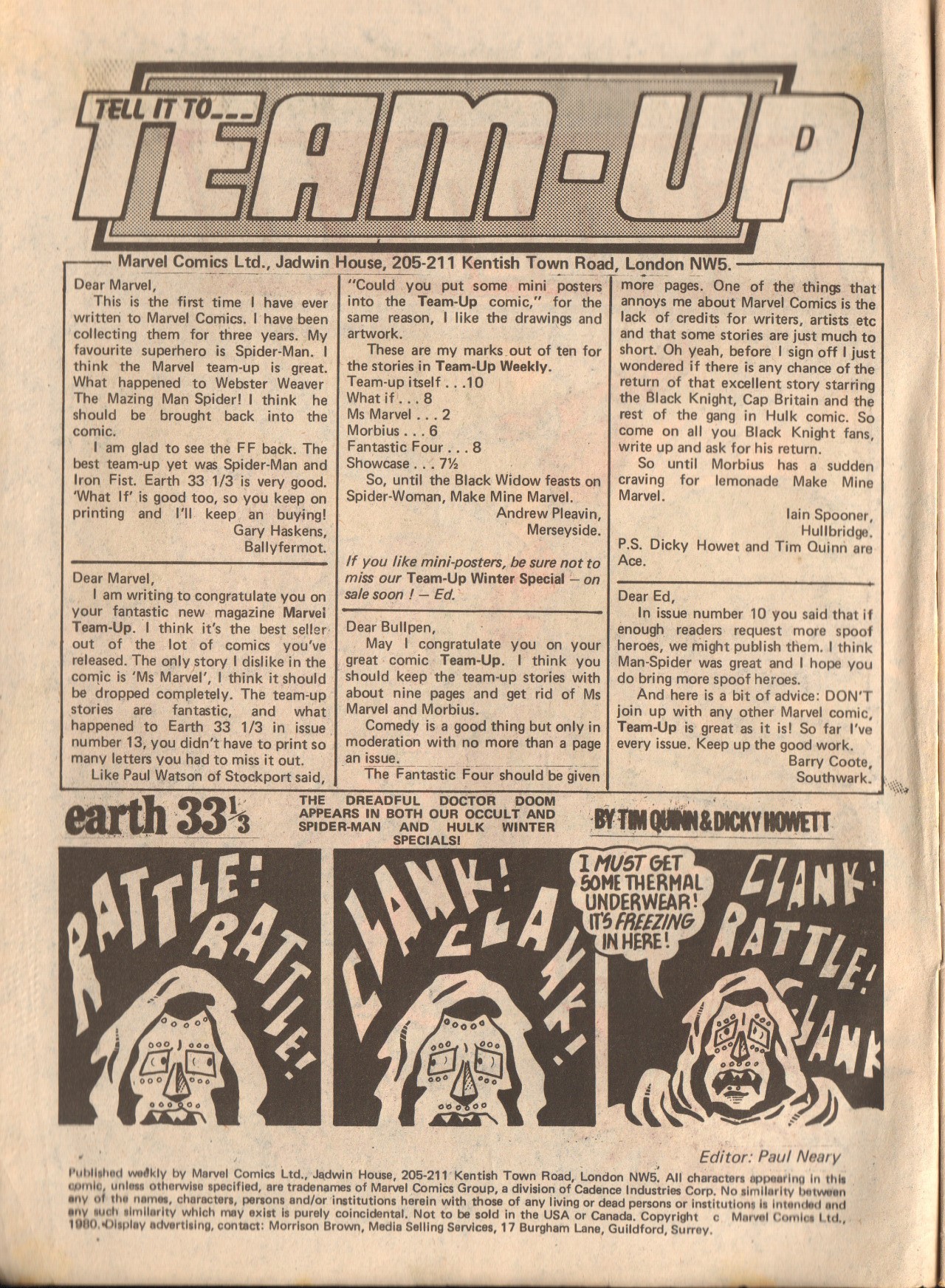 Read online Marvel Team-Up (1980) comic -  Issue #17 - 2
