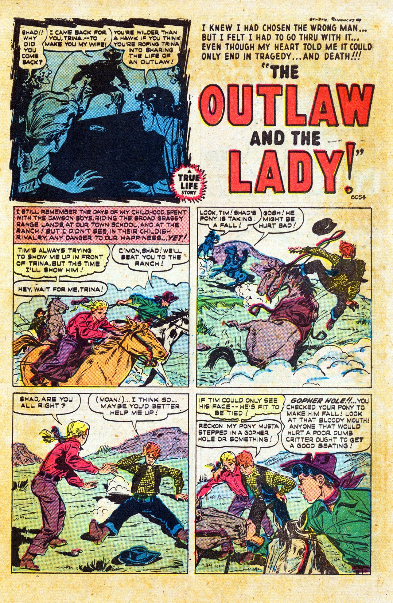 Read online Cowboy Romances comic -  Issue #1 - 3