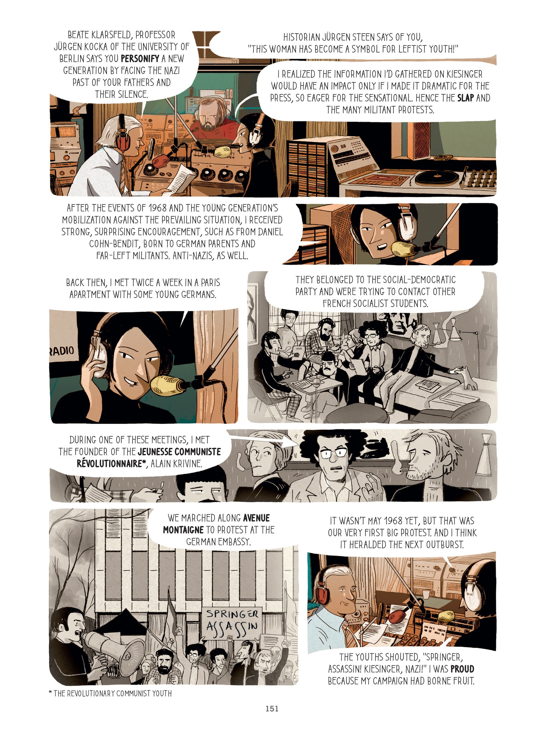 Read online For Justice: The Serge & Beate Klarsfeld Story comic -  Issue # TPB (Part 2) - 51