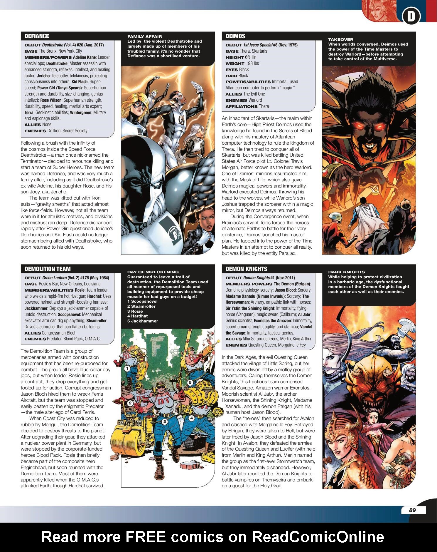 Read online The DC Comics Encyclopedia comic -  Issue # TPB 4 (Part 1) - 89
