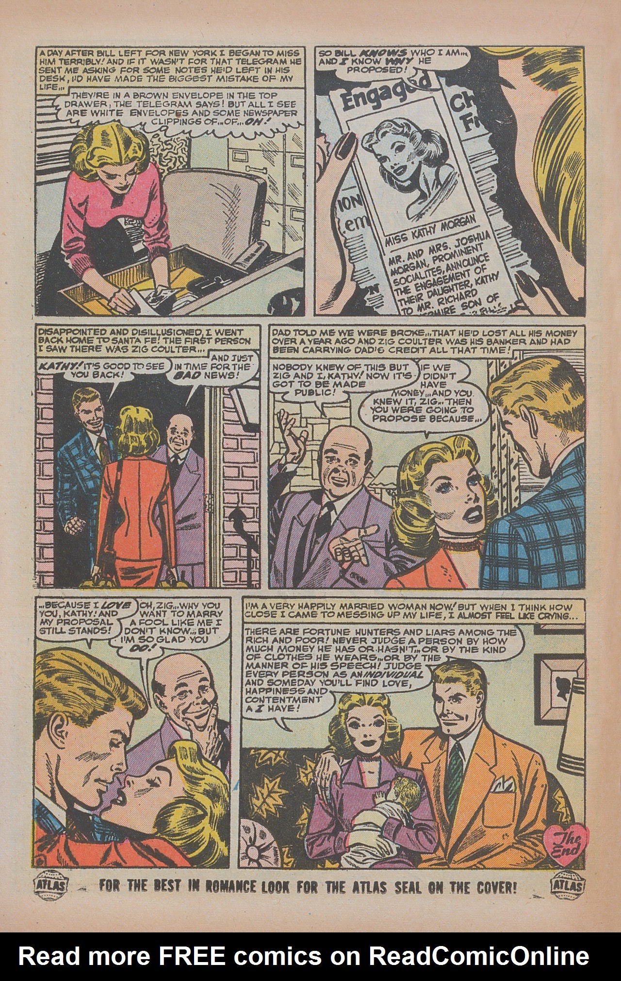 Read online Love Romances comic -  Issue #36 - 16