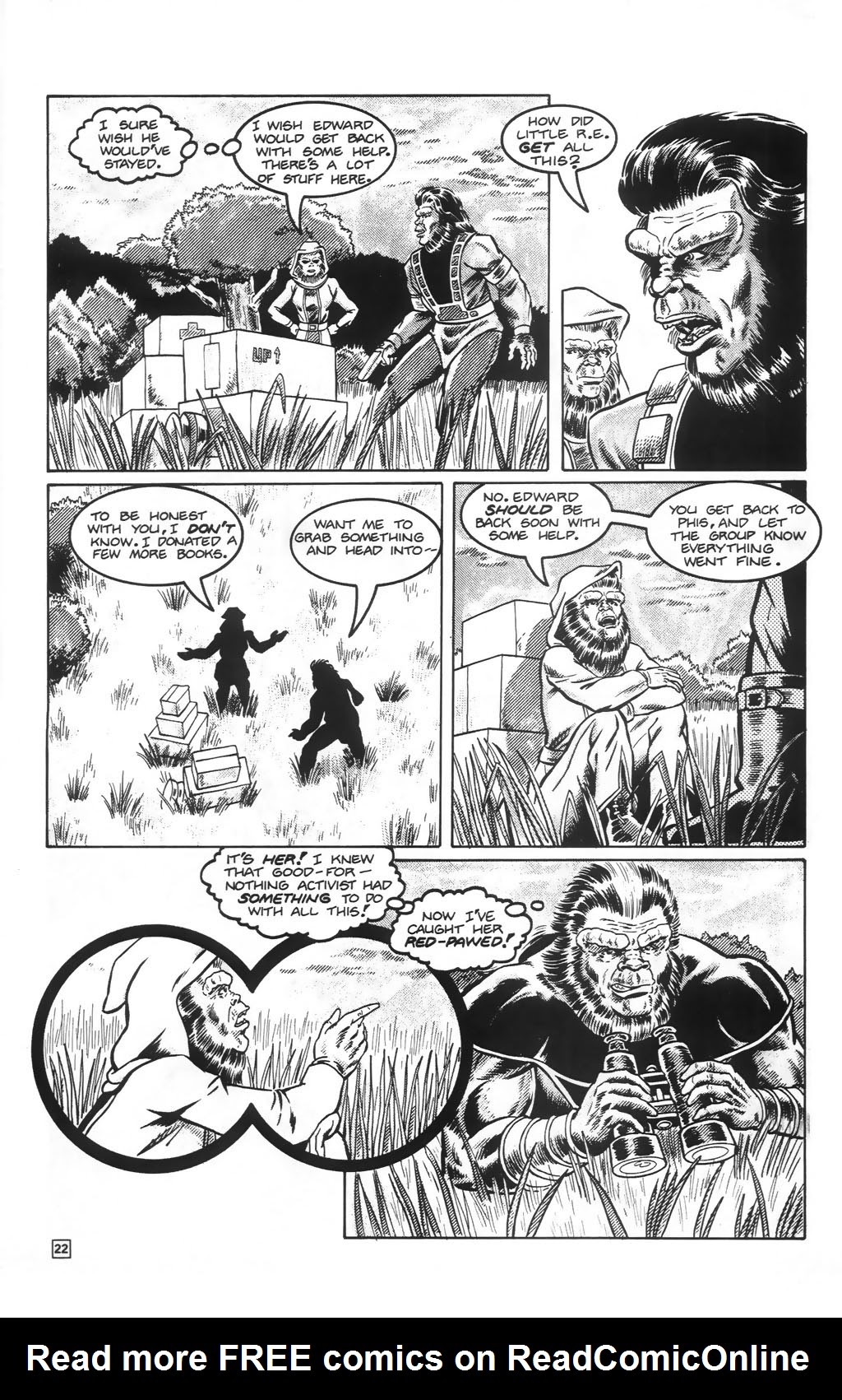 Read online Planet of the Apes: Blood of the Apes comic -  Issue #2 - 25