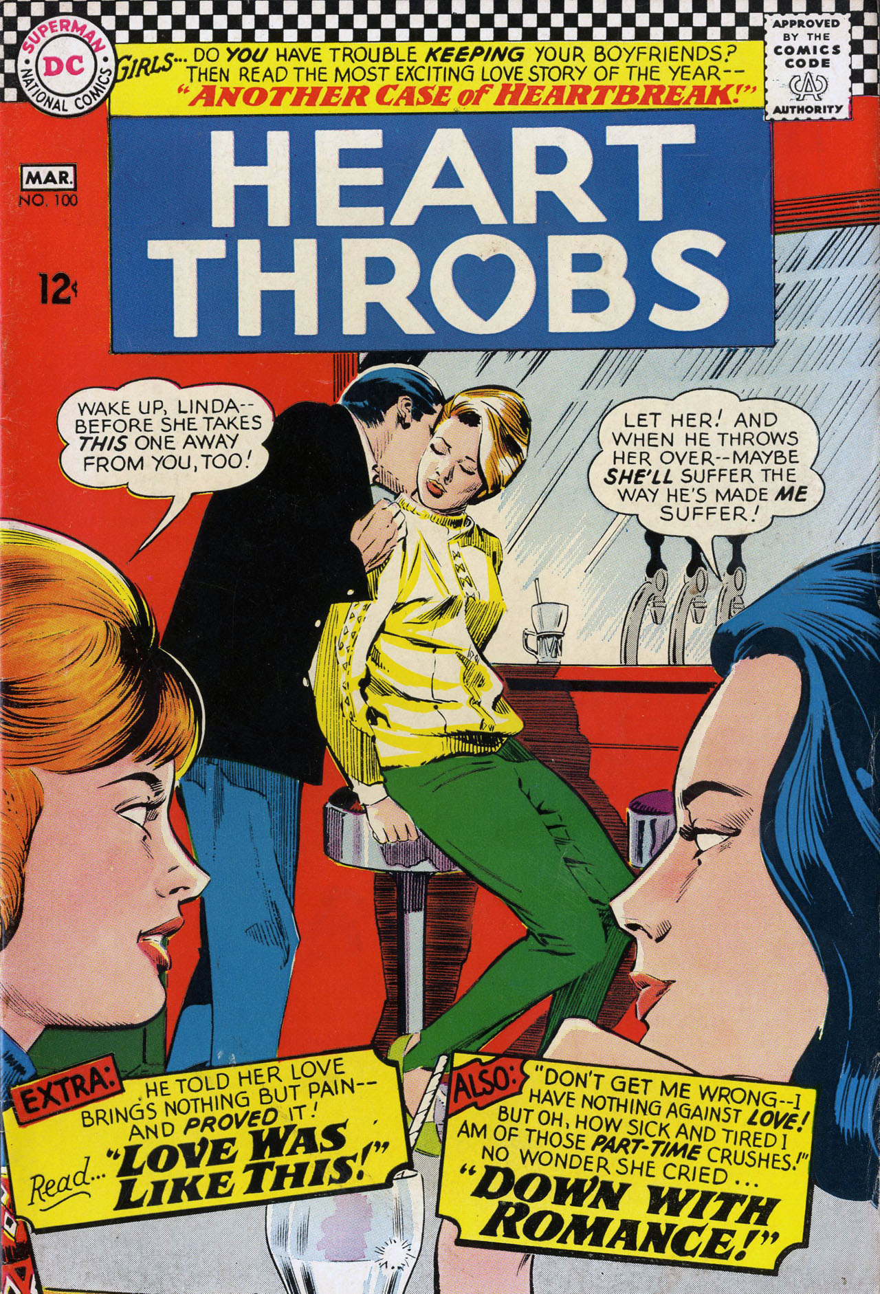 Read online Heart Throbs comic -  Issue #100 - 1