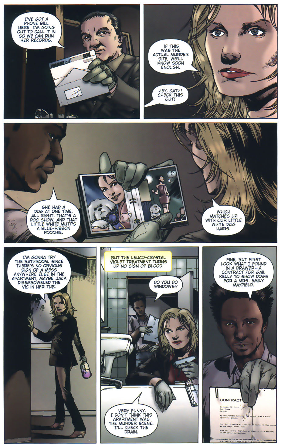 Read online CSI: Crime Scene Investigation comic -  Issue #3 - 16