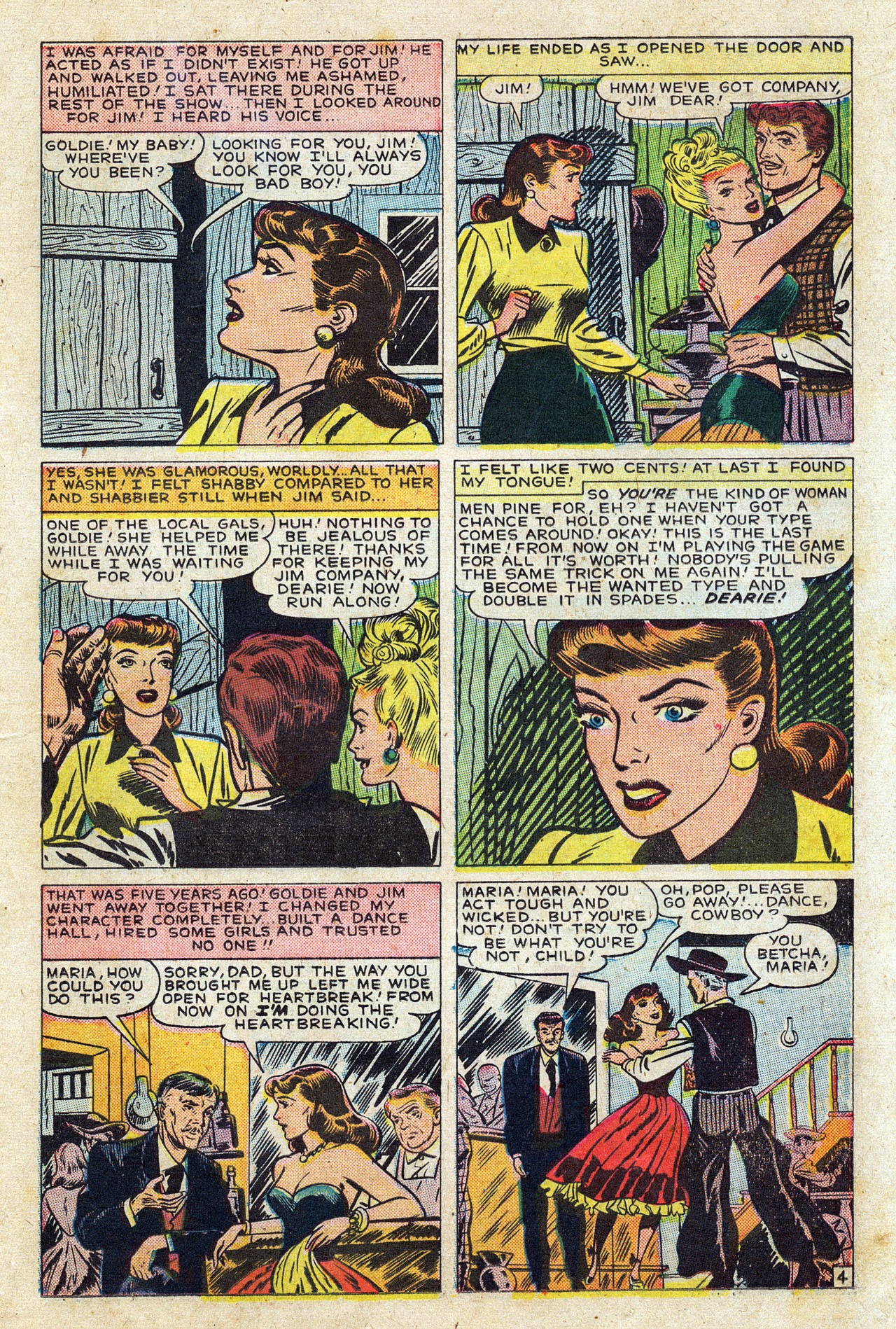 Read online Western Life Romances comic -  Issue #1 - 17