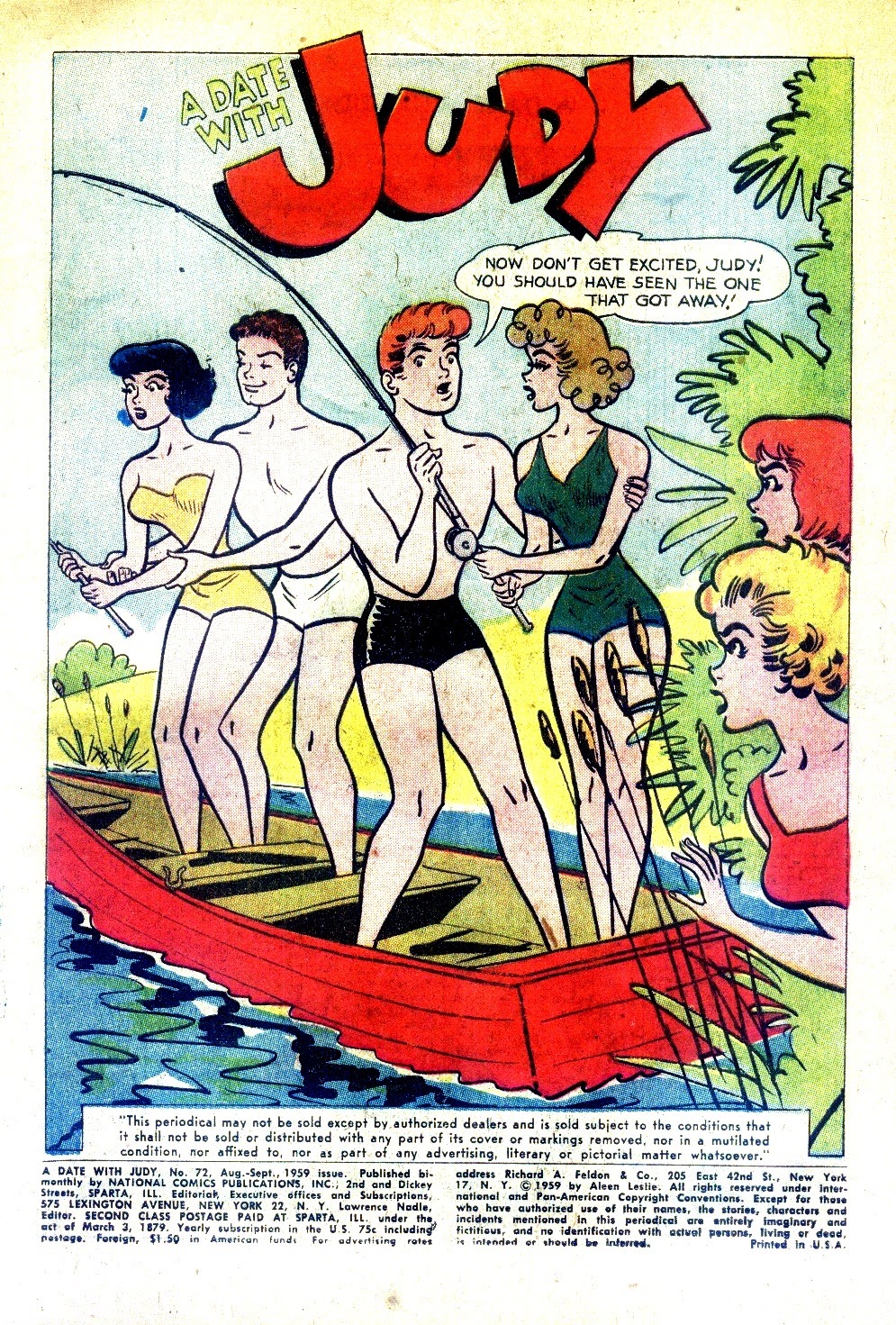 Read online A Date with Judy comic -  Issue #72 - 3
