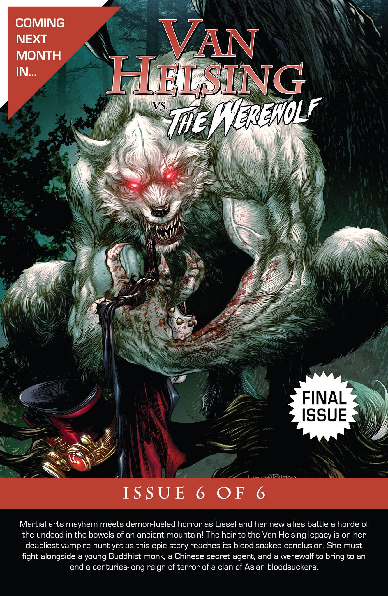 Read online Van Helsing vs. Werewolf comic -  Issue #5 - 24
