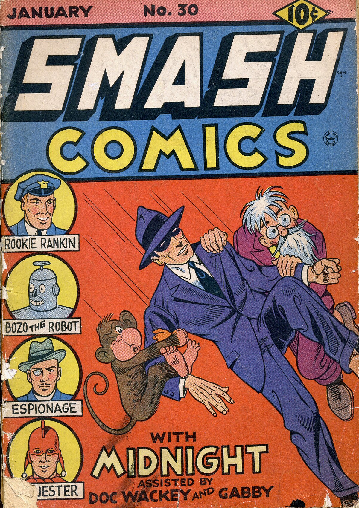 Read online Smash Comics comic -  Issue #30 - 1