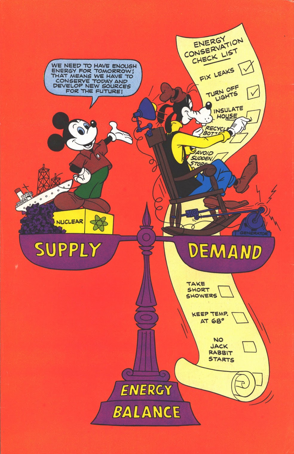 Read online Mickey Mouse and Goofy Explore Energy Conservation comic -  Issue # Full - 38