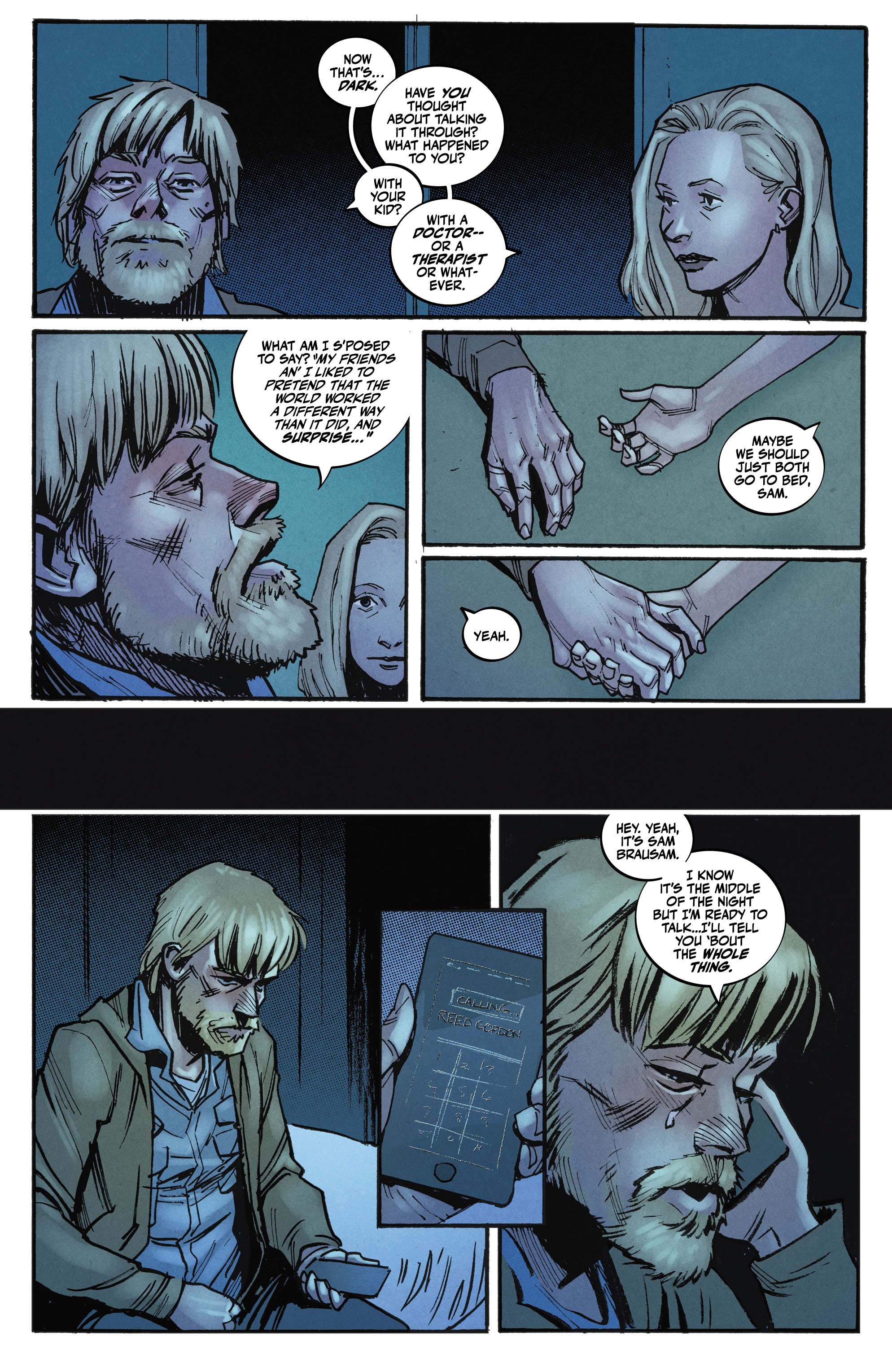 Read online The Blue Flame comic -  Issue #4 - 11