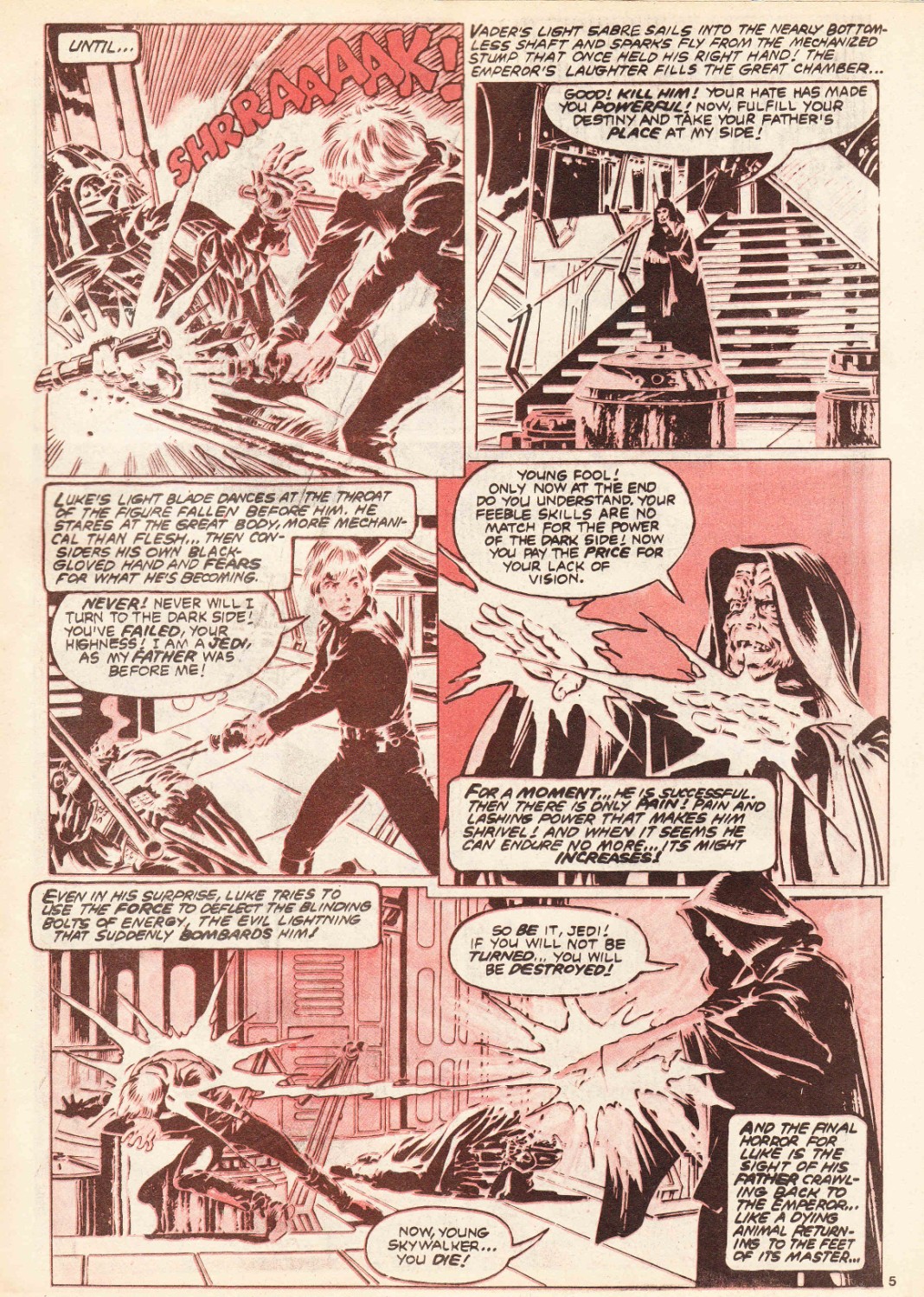 Read online Return of the Jedi comic -  Issue #8 - 5