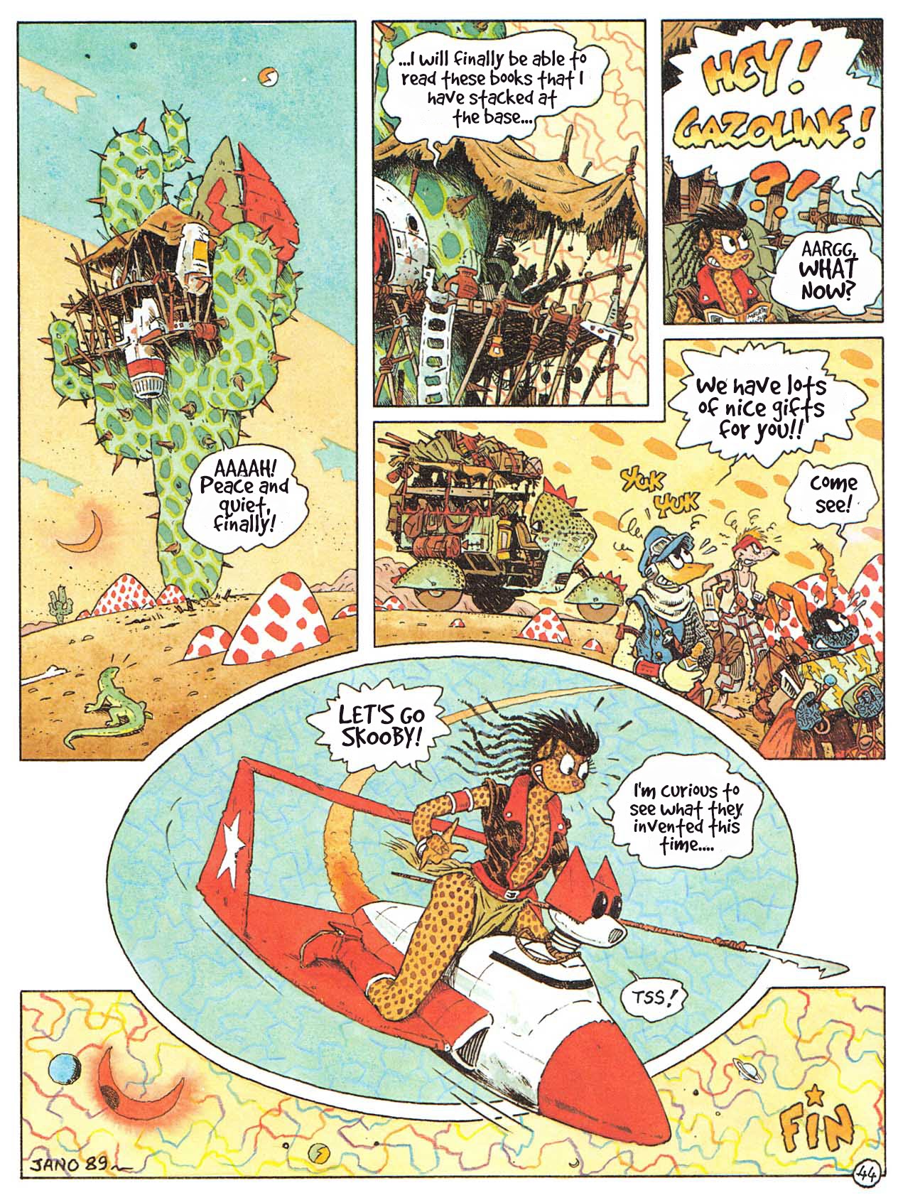 Read online Gazoline and the Red Planet comic -  Issue # Full - 47