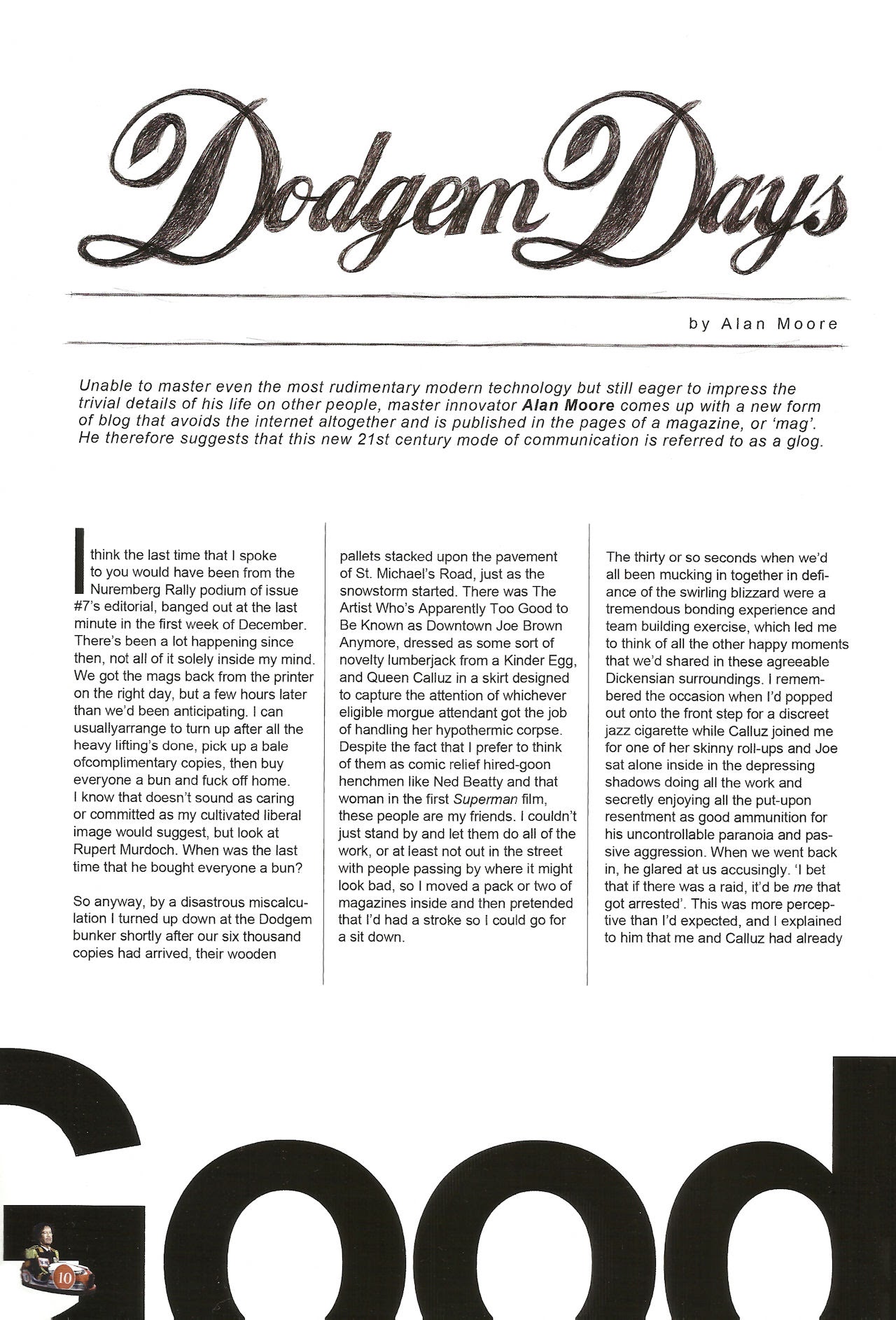 Read online Dodgem Logic comic -  Issue #8 - 4