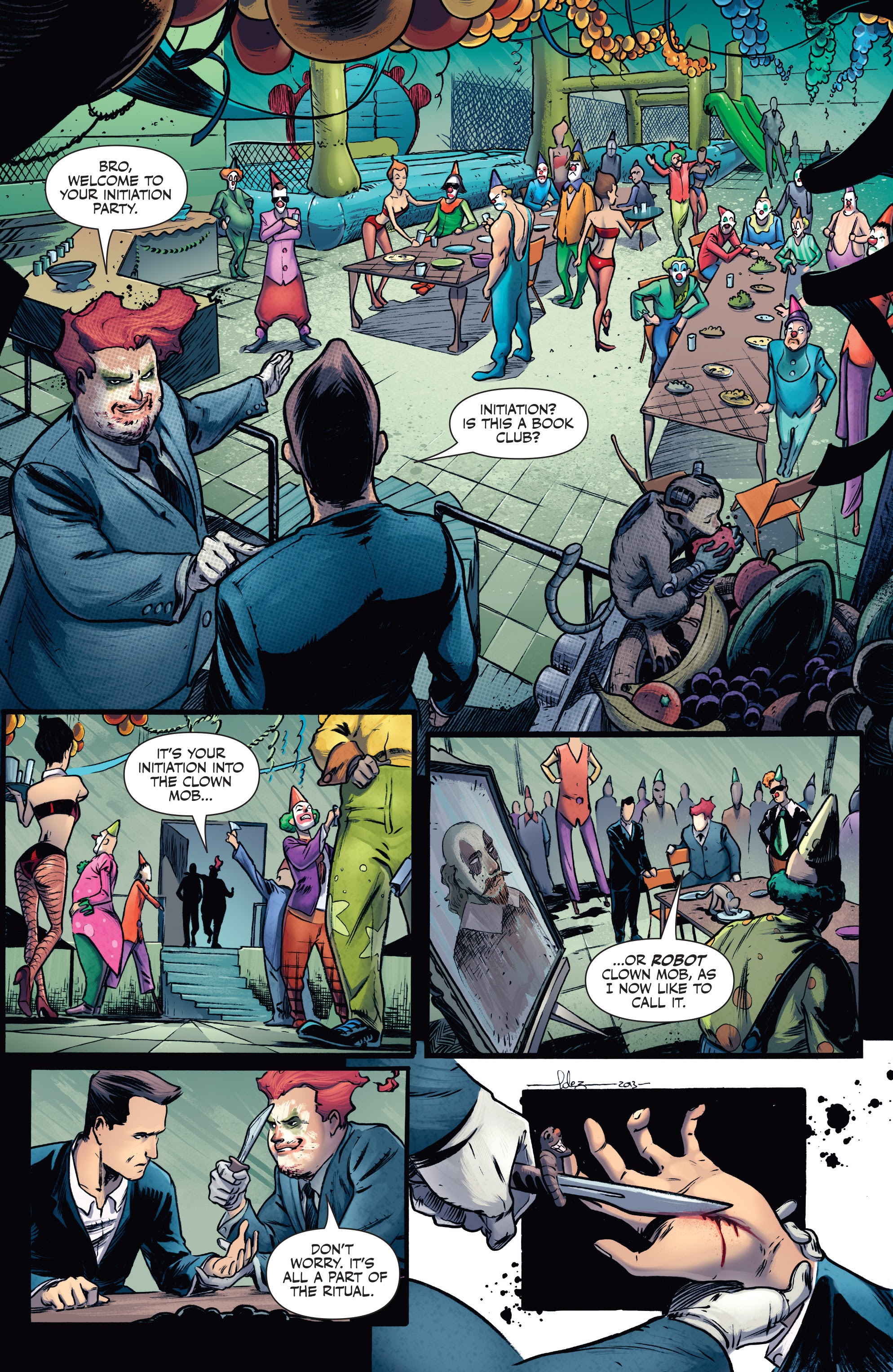 Read online Robot Clown Mob comic -  Issue # TPB - 40