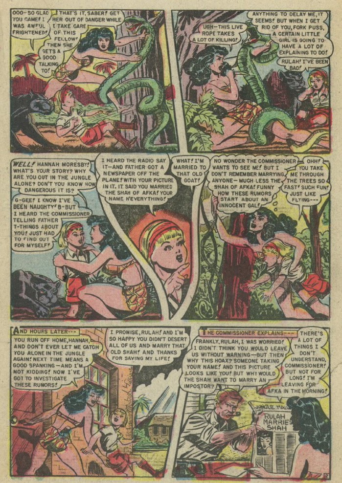 Read online Rulah - Jungle Goddess comic -  Issue #24 - 22