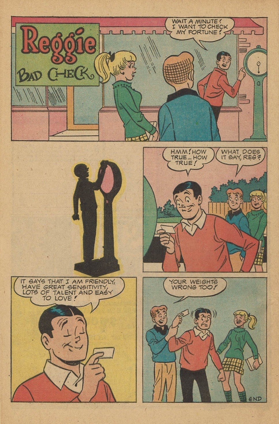 Read online Reggie's Wise Guy Jokes comic -  Issue #17 - 20