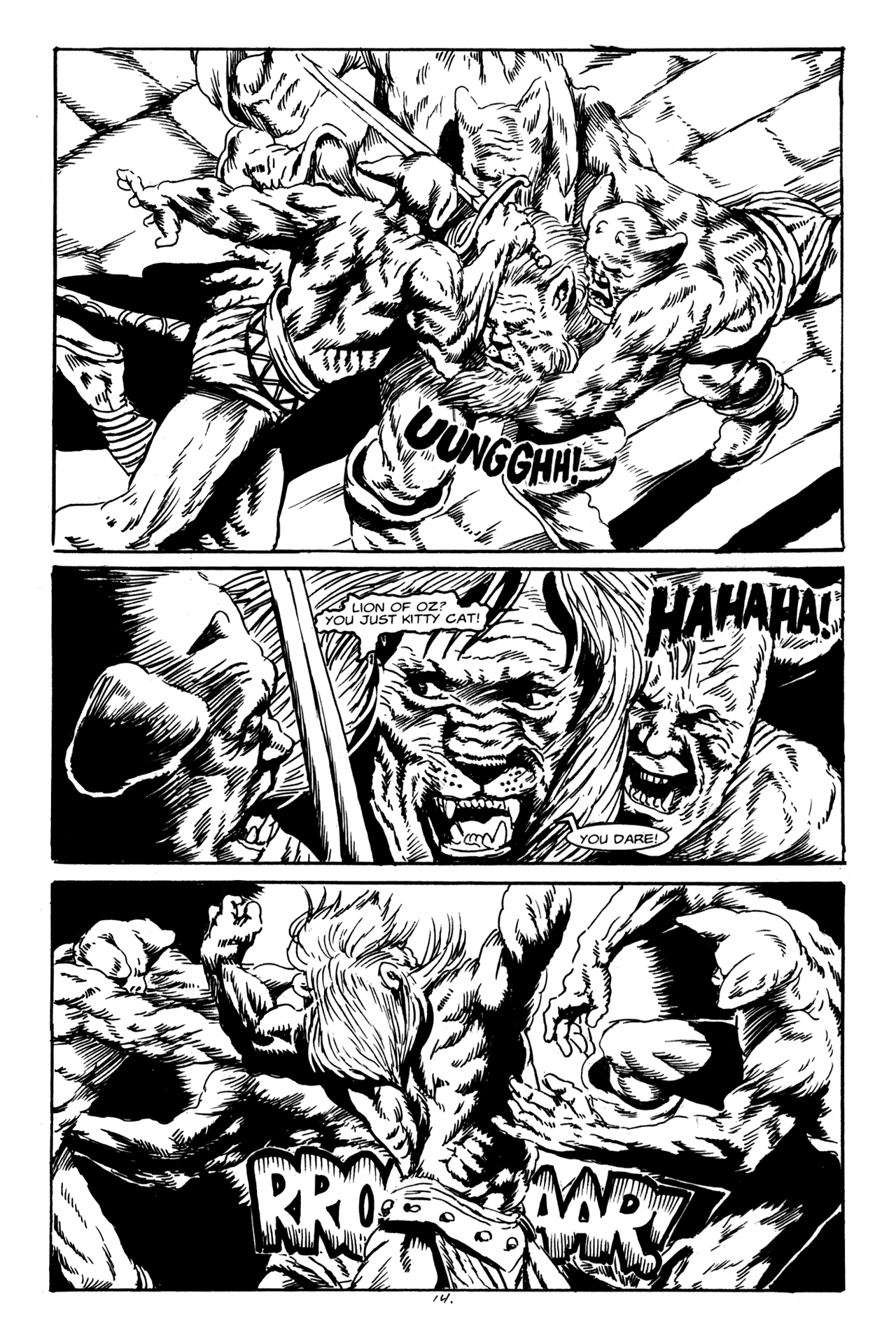 Read online Dark Oz comic -  Issue #4 - 16