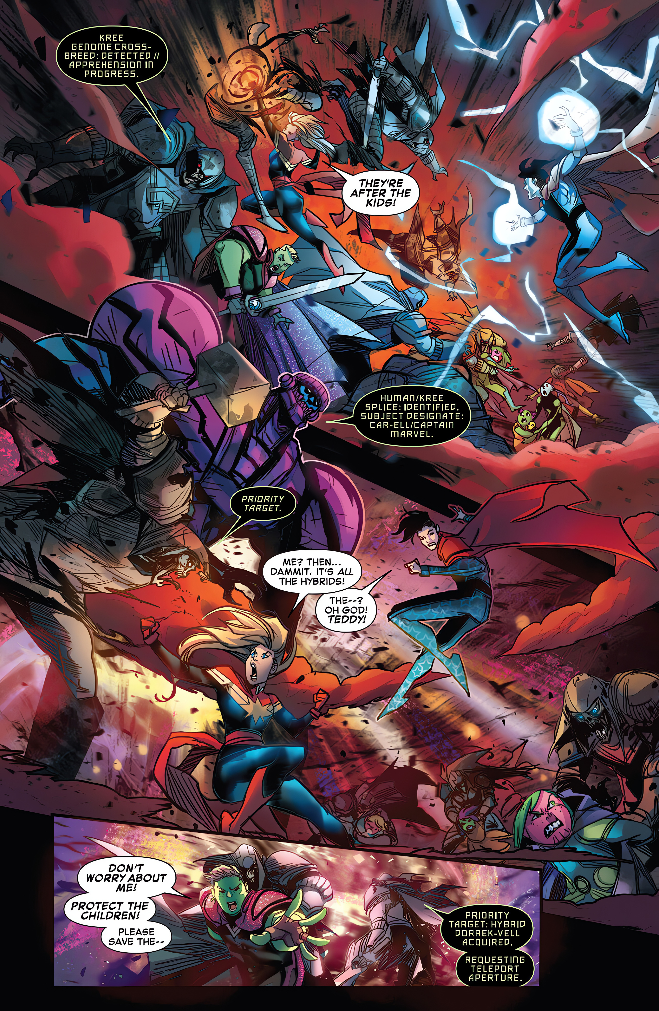 Read online Captain Marvel: Assault on Eden comic -  Issue #1 - 9
