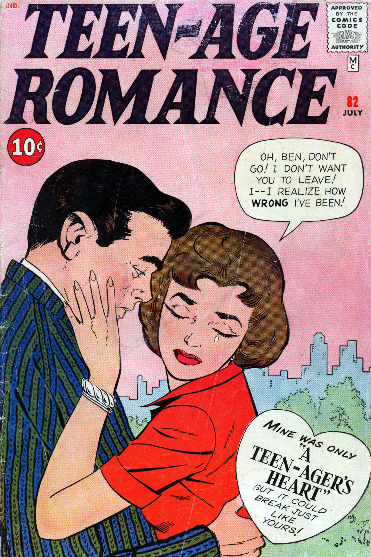 Read online Teen-Age Romance comic -  Issue #82 - 1